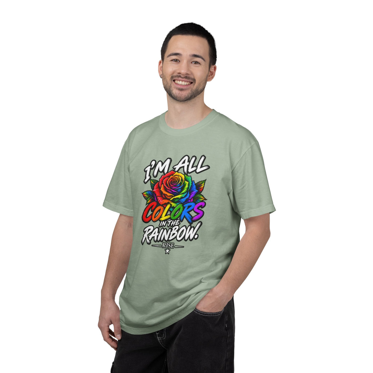 Im All the Colors of the Rainbow. Unisex Garment-Dyed T-shirt