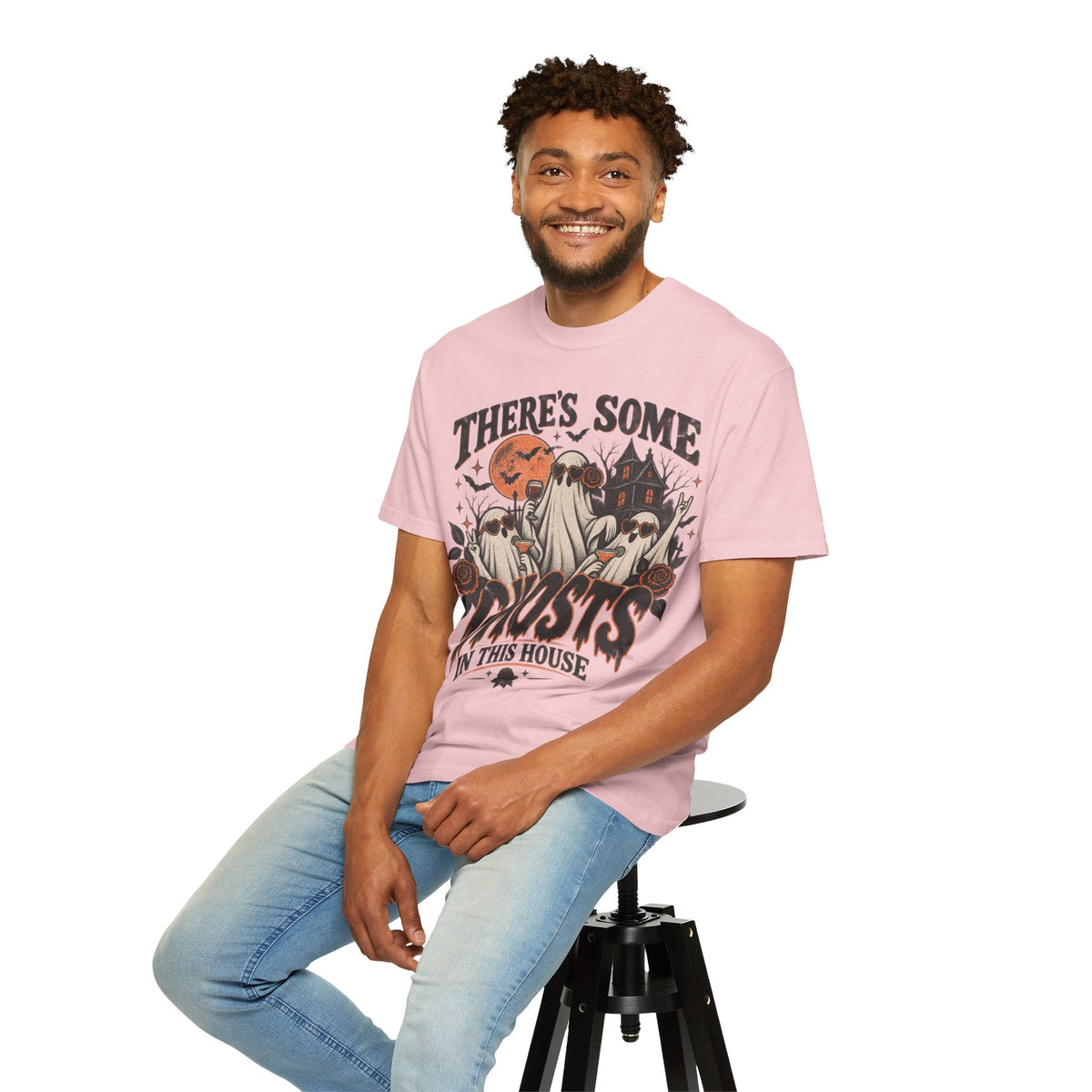 There’s some Ghosts in the House. Unisex Garment-Dyed T-shirt