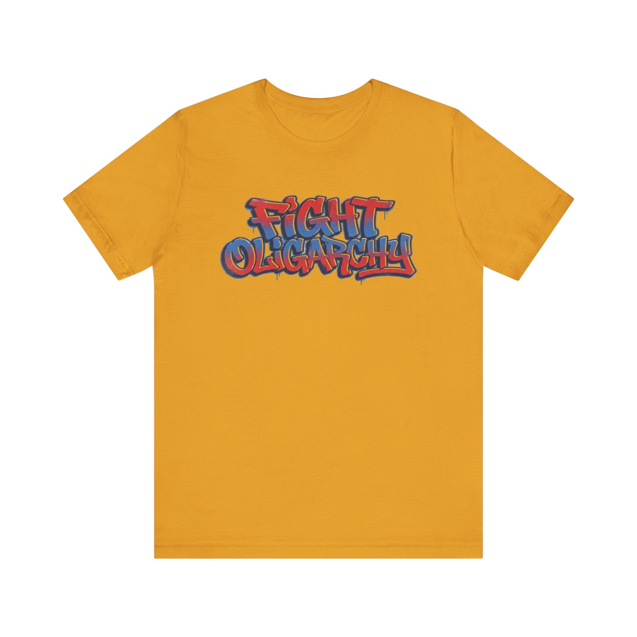Fight Oligarchy! Bernie and Abdul Unisex Jersey Short Sleeve Tee