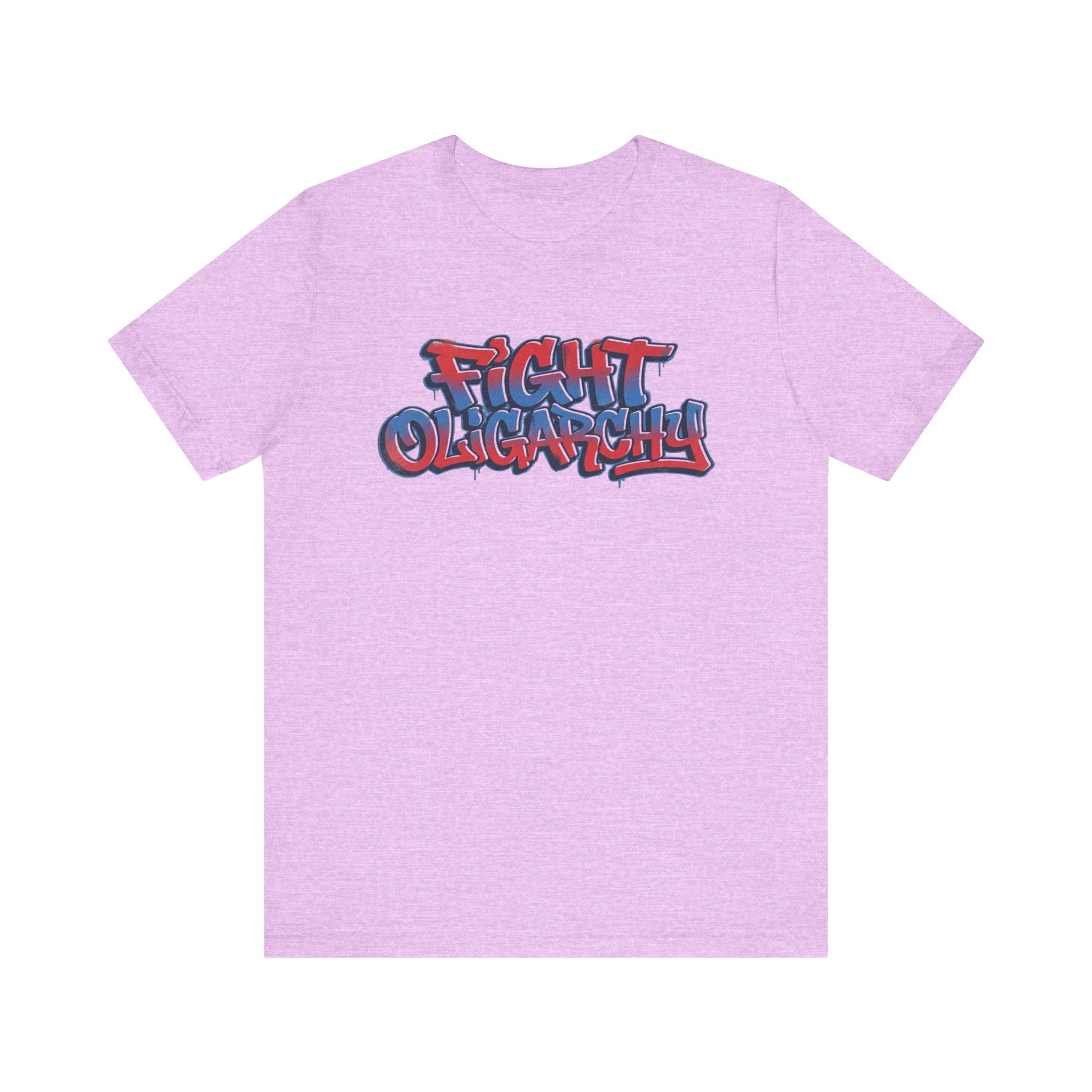 Fight Oligarchy! Bernie and Abdul Unisex Jersey Short Sleeve Tee