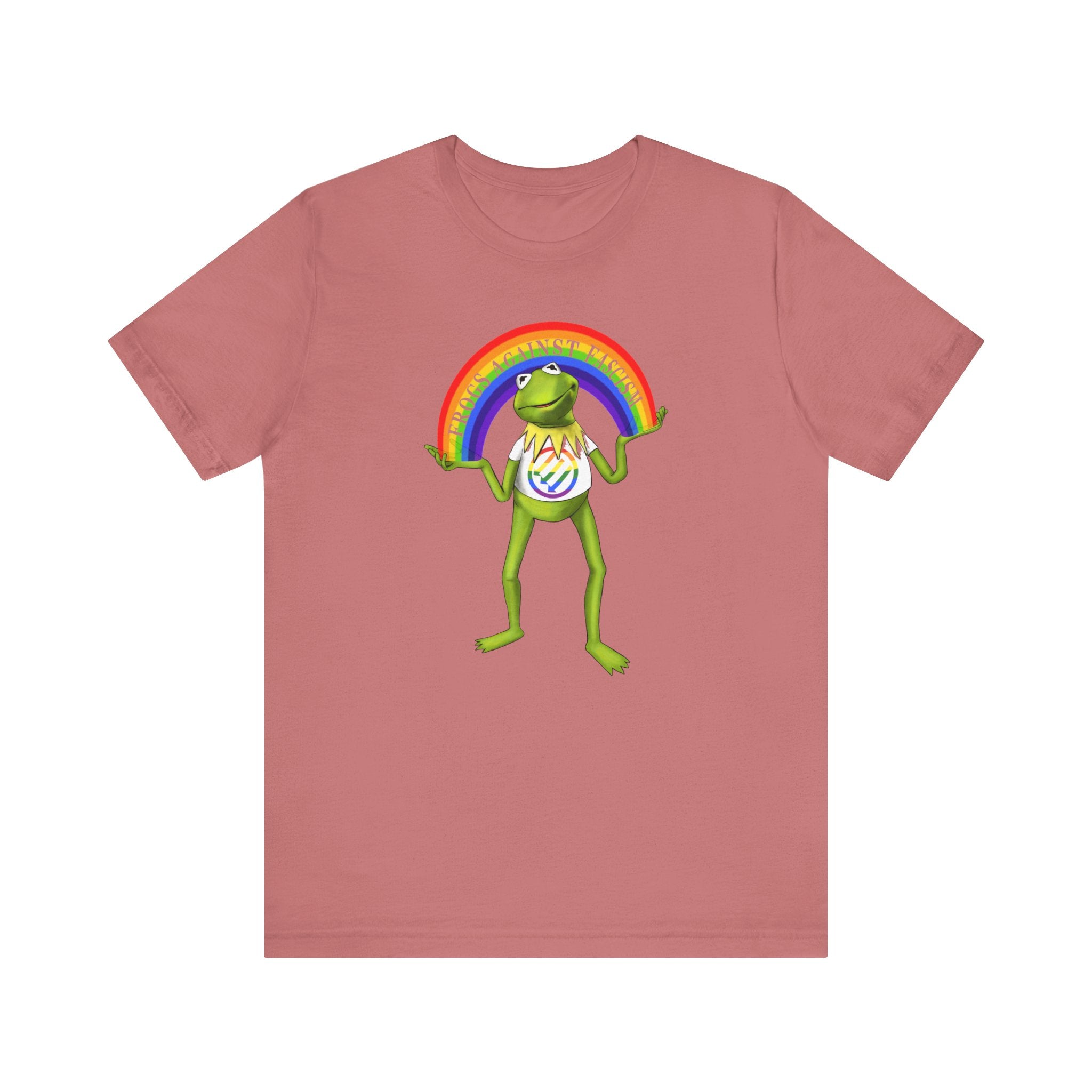 Frog Rainbow Resist | Unisex Jersey Short Sleeve Tee
