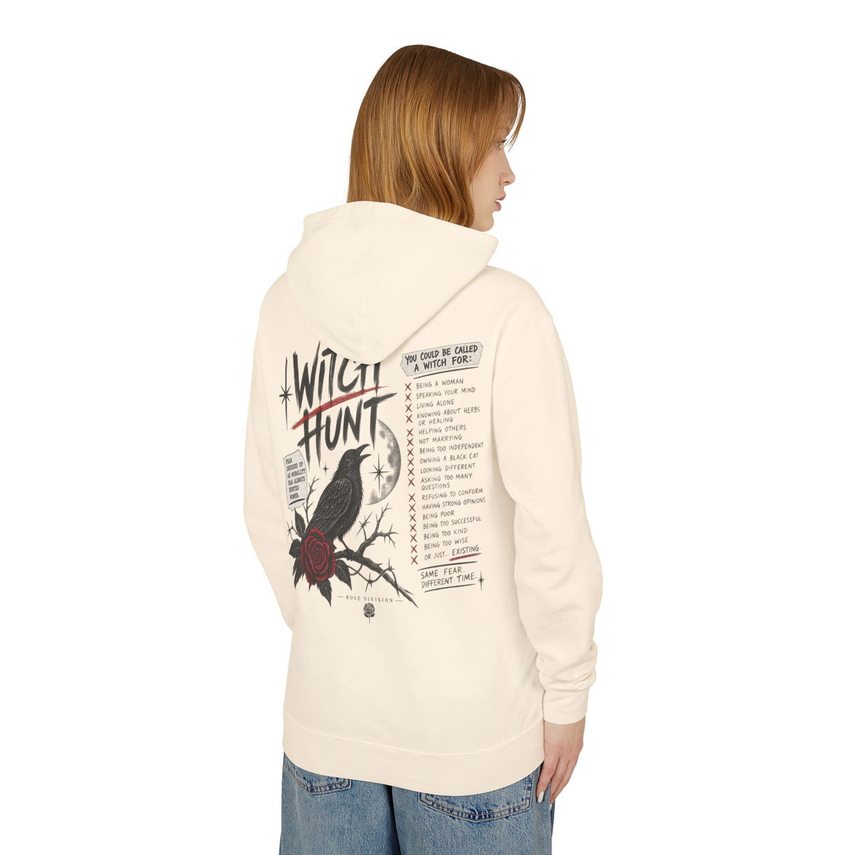 Witch Hunt Unisex Lightweight Hooded Sweatshirt
