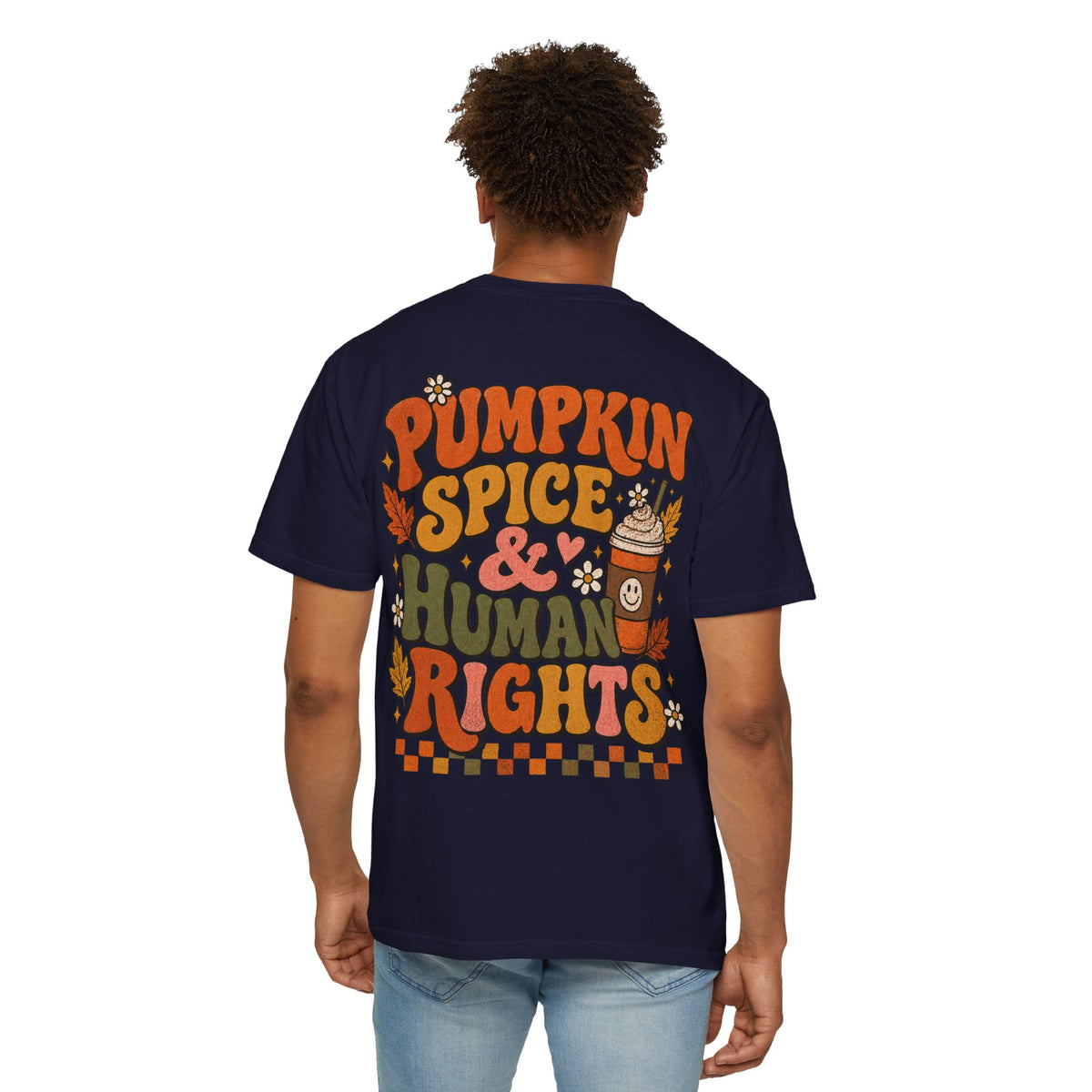 Pumpkin Spice Era Unisex Garment-Dyed T-shirt