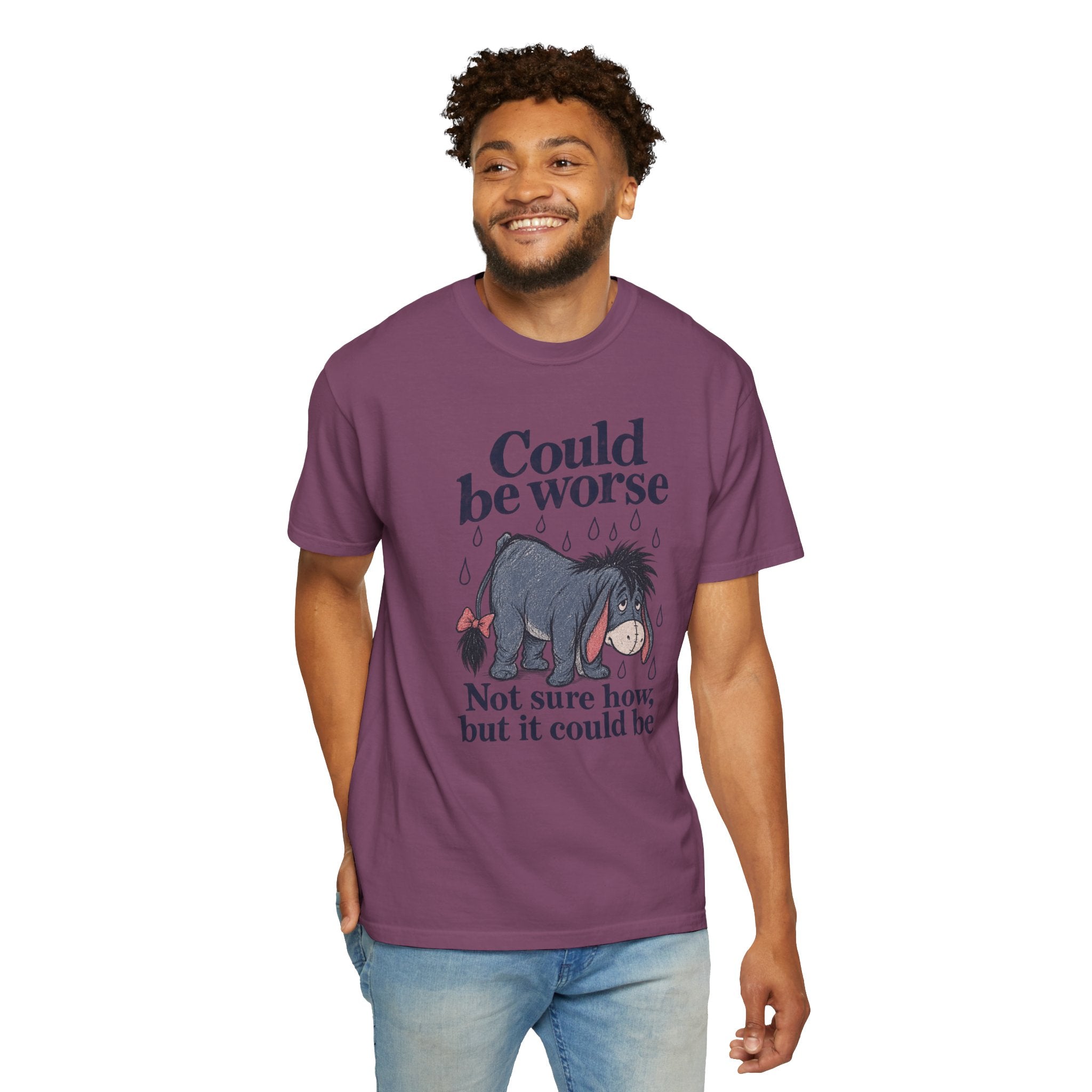 Could Be Worse Eeyore T-shirt | Disney Winnie the Pooh, Sad Donkey Illustration