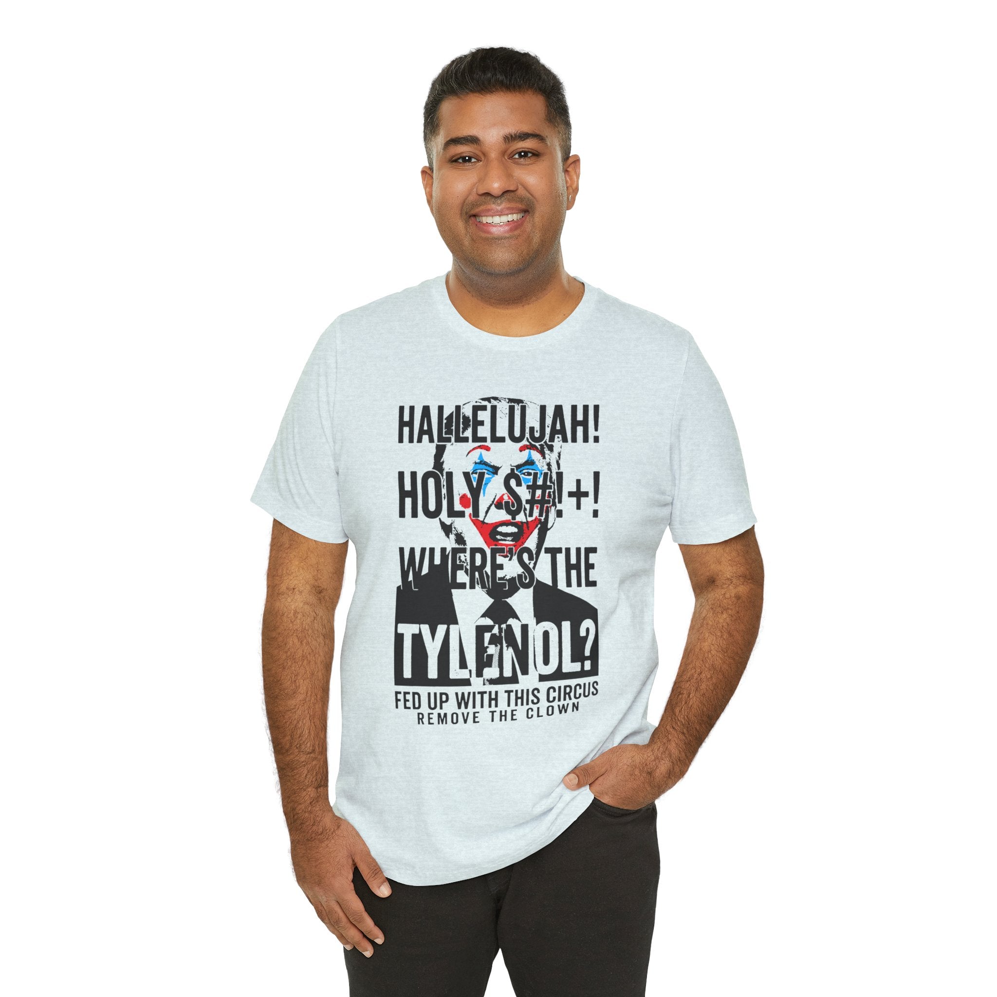 Fed Up With the Circus | Trump Clown Unisex Jersey Short Sleeve Tee