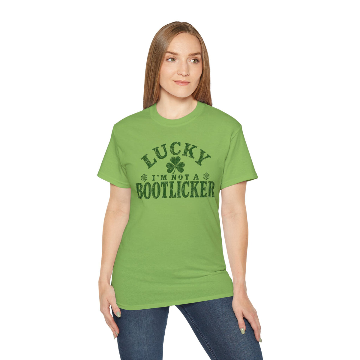 Lucky Im Not A Bootlicker Saint Patricks Day Shirt Unisex Ultra Cotton Tee