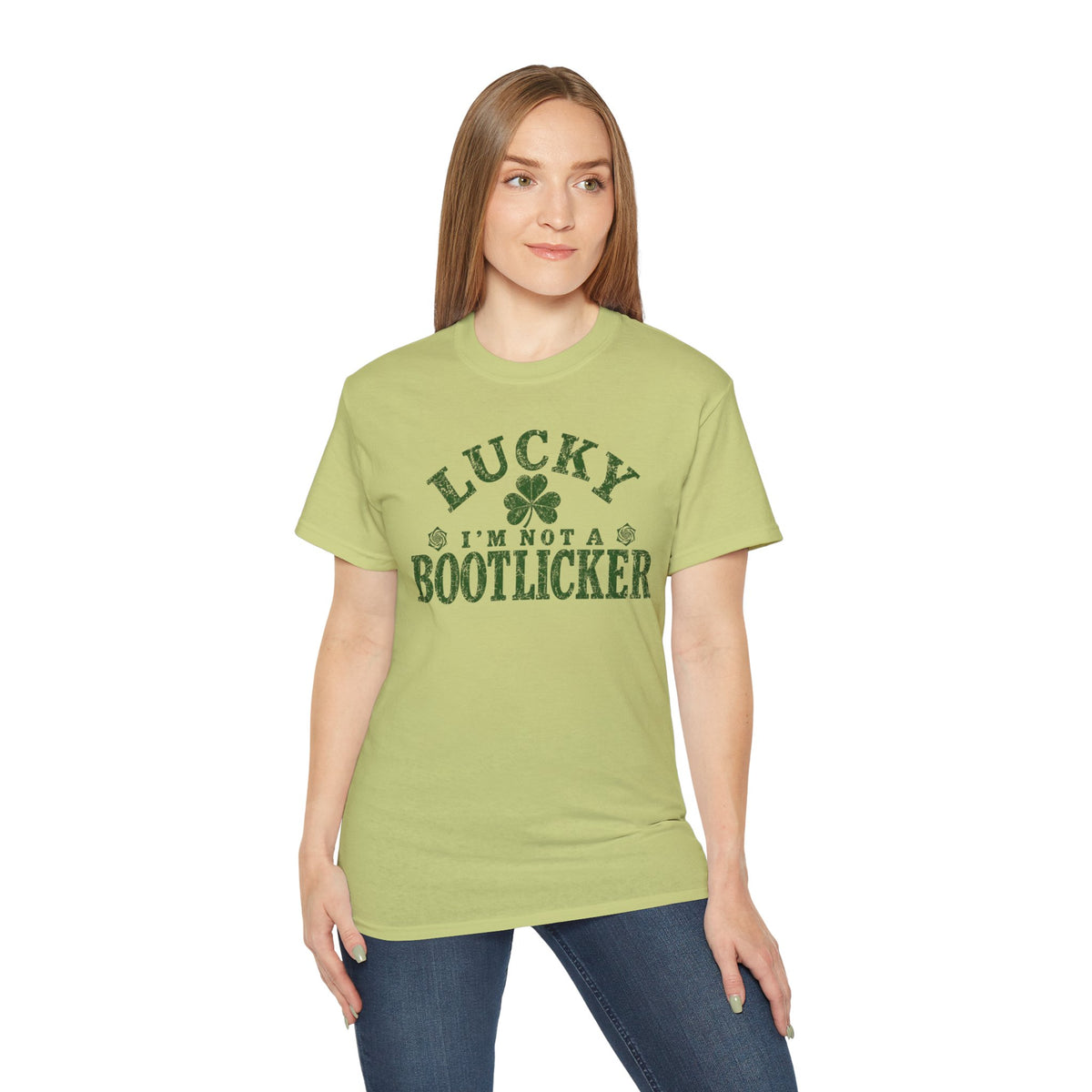 Lucky Im Not A Bootlicker Saint Patricks Day Shirt Unisex Ultra Cotton Tee
