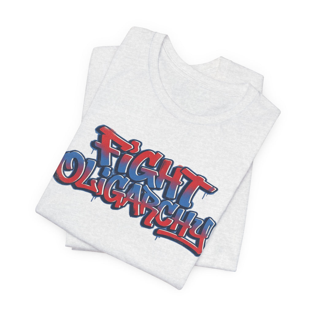 Fight Oligarchy! Bernie and Abdul Unisex Jersey Short Sleeve Tee