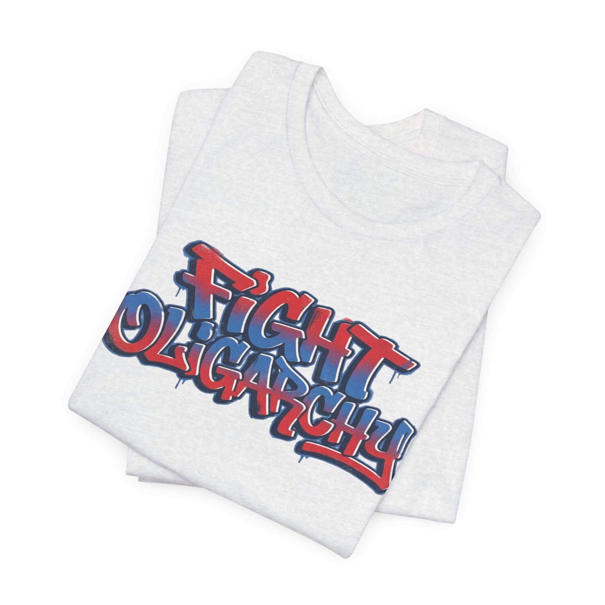 Fight Oligarchy! Bernie and Abdul Unisex Jersey Short Sleeve Tee