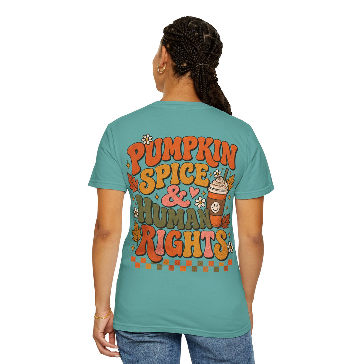 Pumpkin Spice Era Unisex Garment-Dyed T-shirt