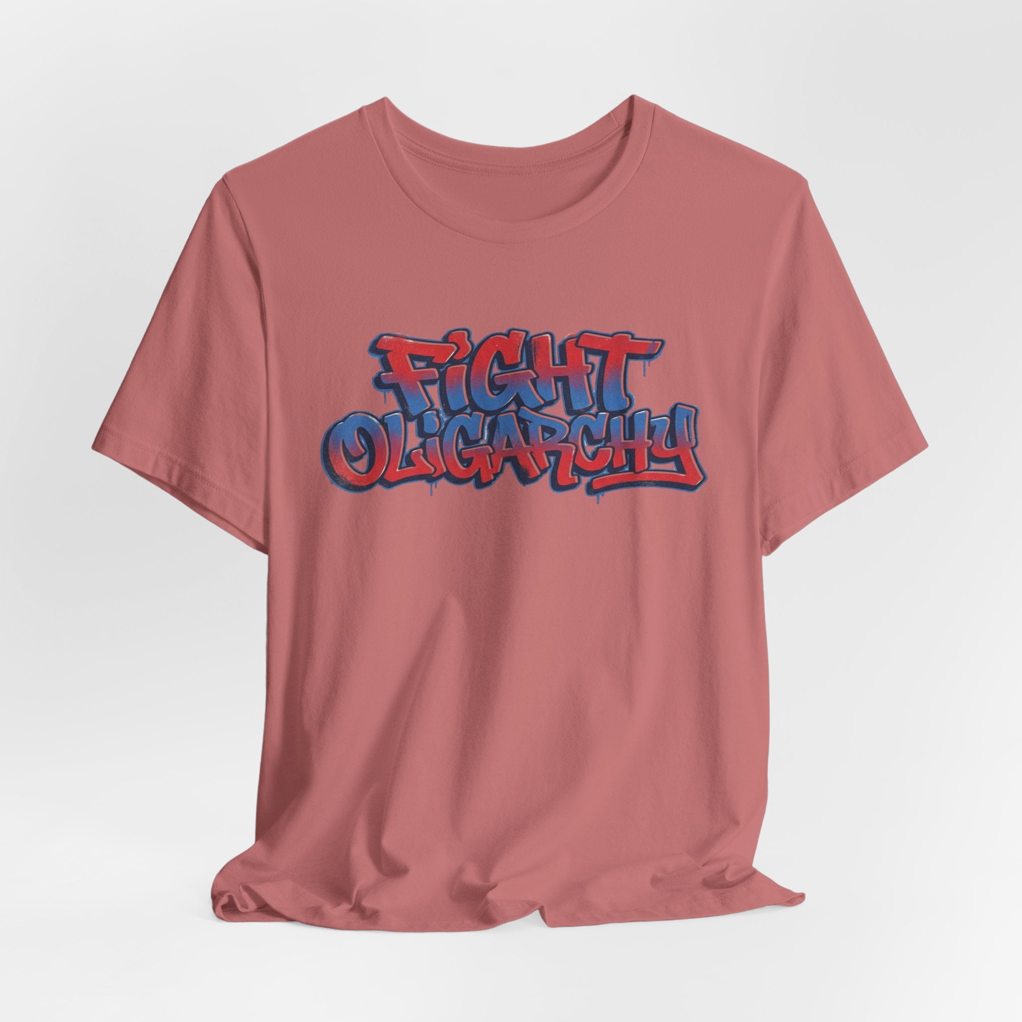 Fight Oligarchy! Bernie and Abdul Unisex Jersey Short Sleeve Tee