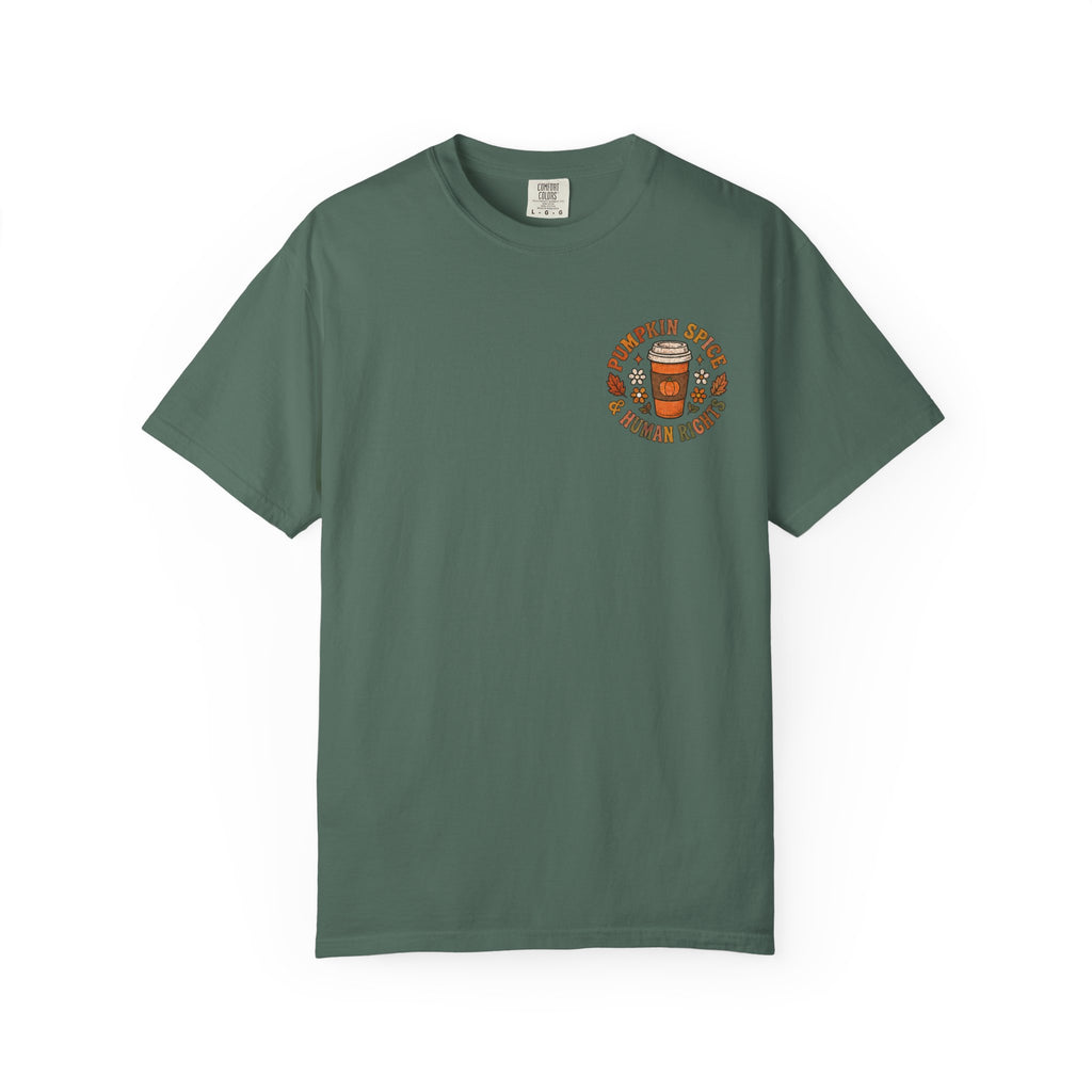 Pumpkin Spice Era Unisex Garment-Dyed T-shirt