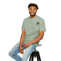 Rose Division chest logo T-shirt | small rose graphic, minimalist botanical tee