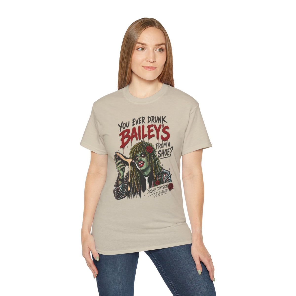 You ever drunk Baileys from a Shoe? Im Old Greg! Unisex Ultra Cotton Tee