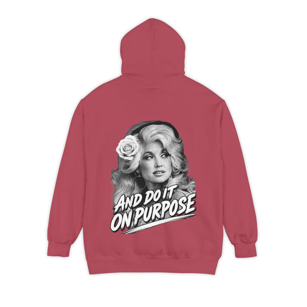 A Tribute to the one and only Dolly. Rose Division holds the same values as the late GOAT. Unisex Garment-Dyed Hoodie