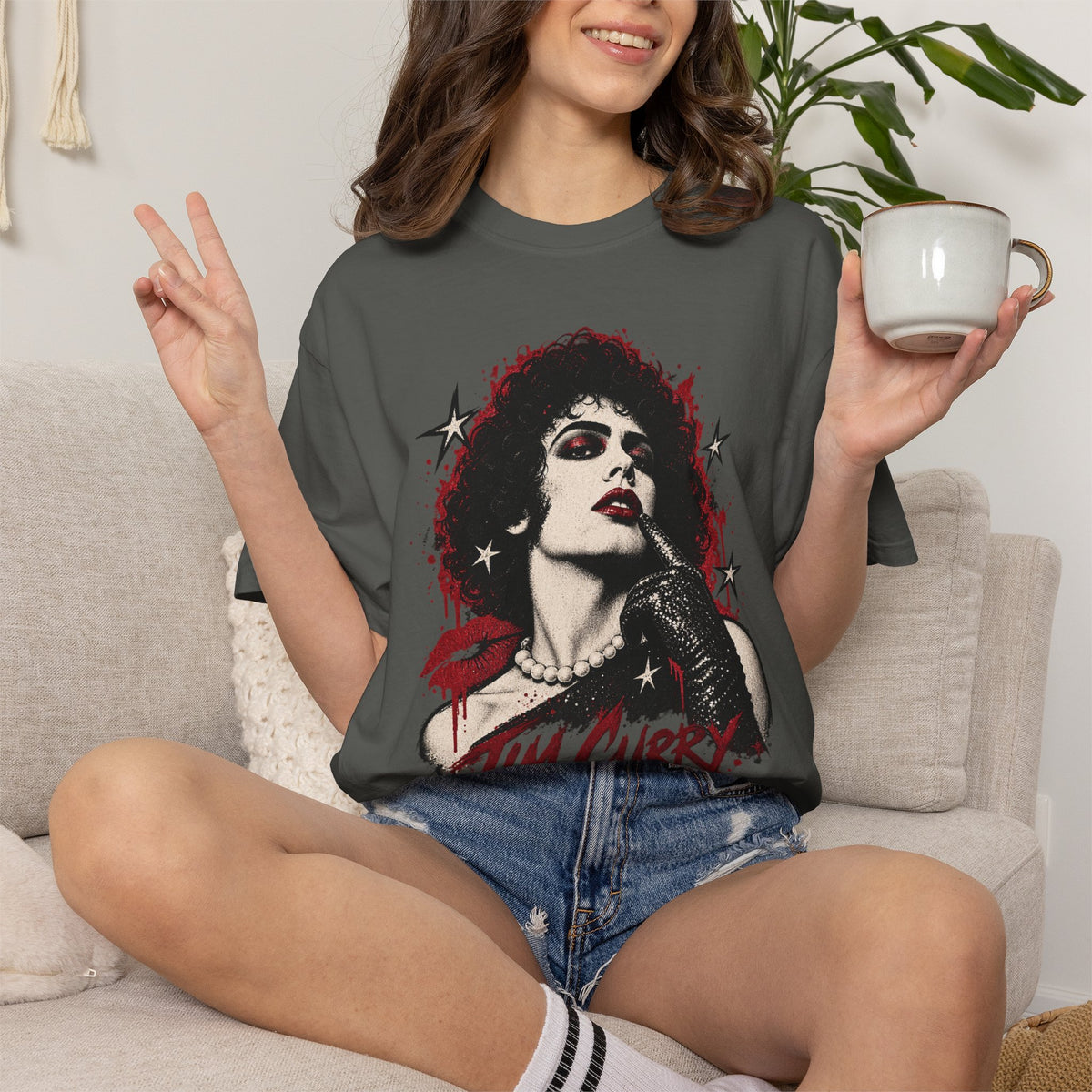 Don’t Dream it, Be it. Tim Curry. Unisex Garment-Dyed T-shirt