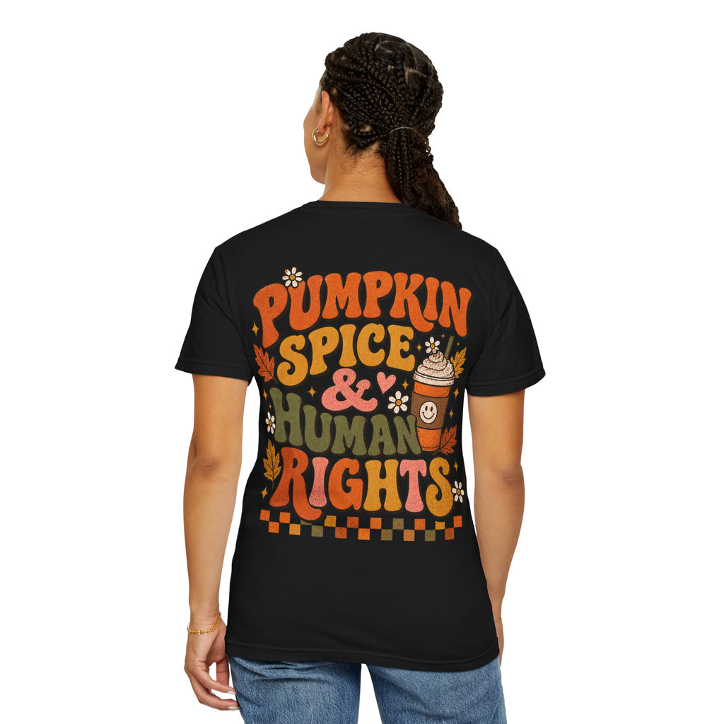 Pumpkin Spice Era Unisex Garment-Dyed T-shirt