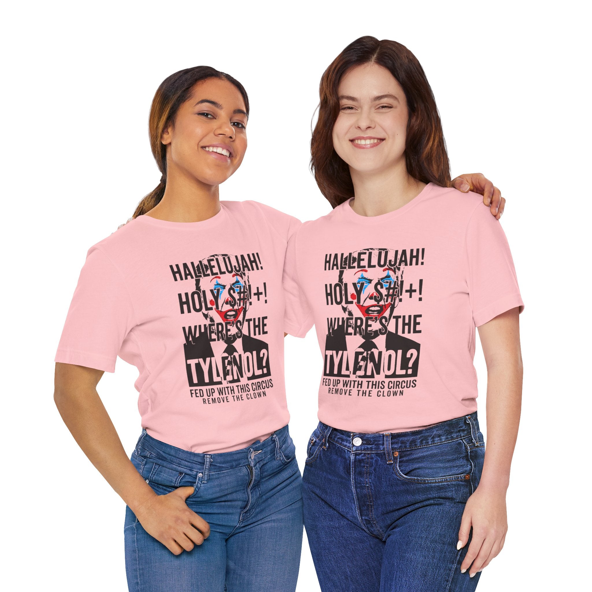 Fed Up With the Circus | Trump Clown Unisex Jersey Short Sleeve Tee