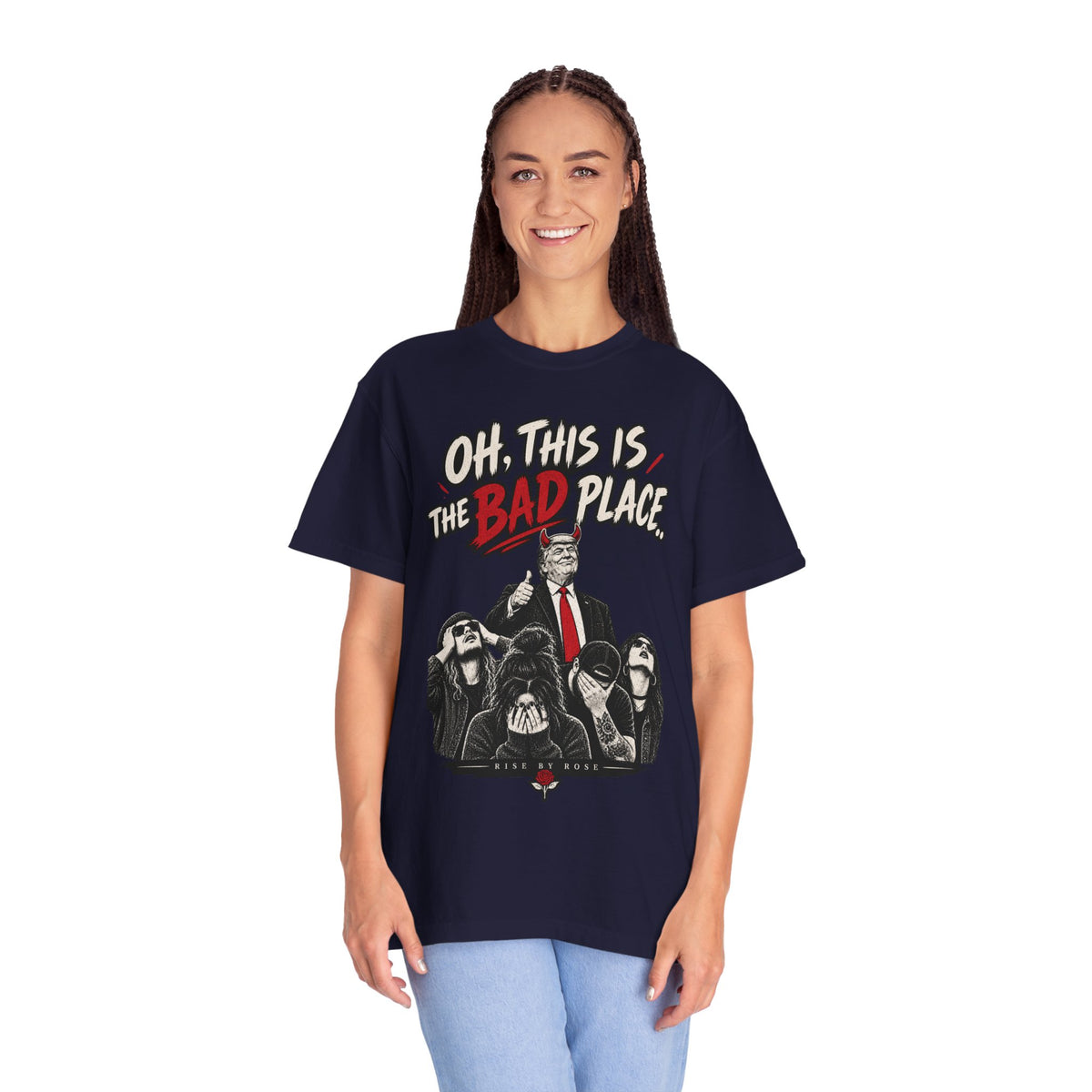 Oh, This is the Bad Place! Unisex Garment-Dyed T-shirt