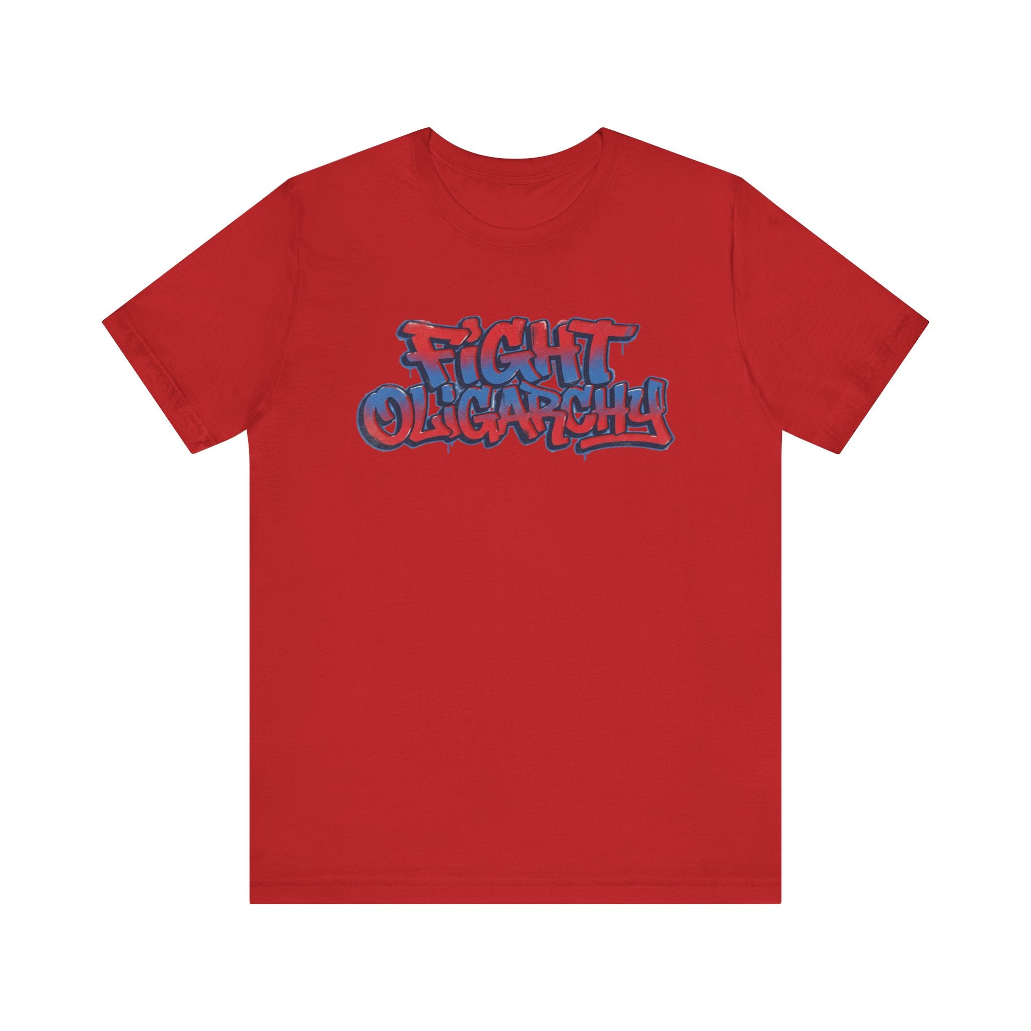 Fight Oligarchy! Bernie and Abdul Unisex Jersey Short Sleeve Tee