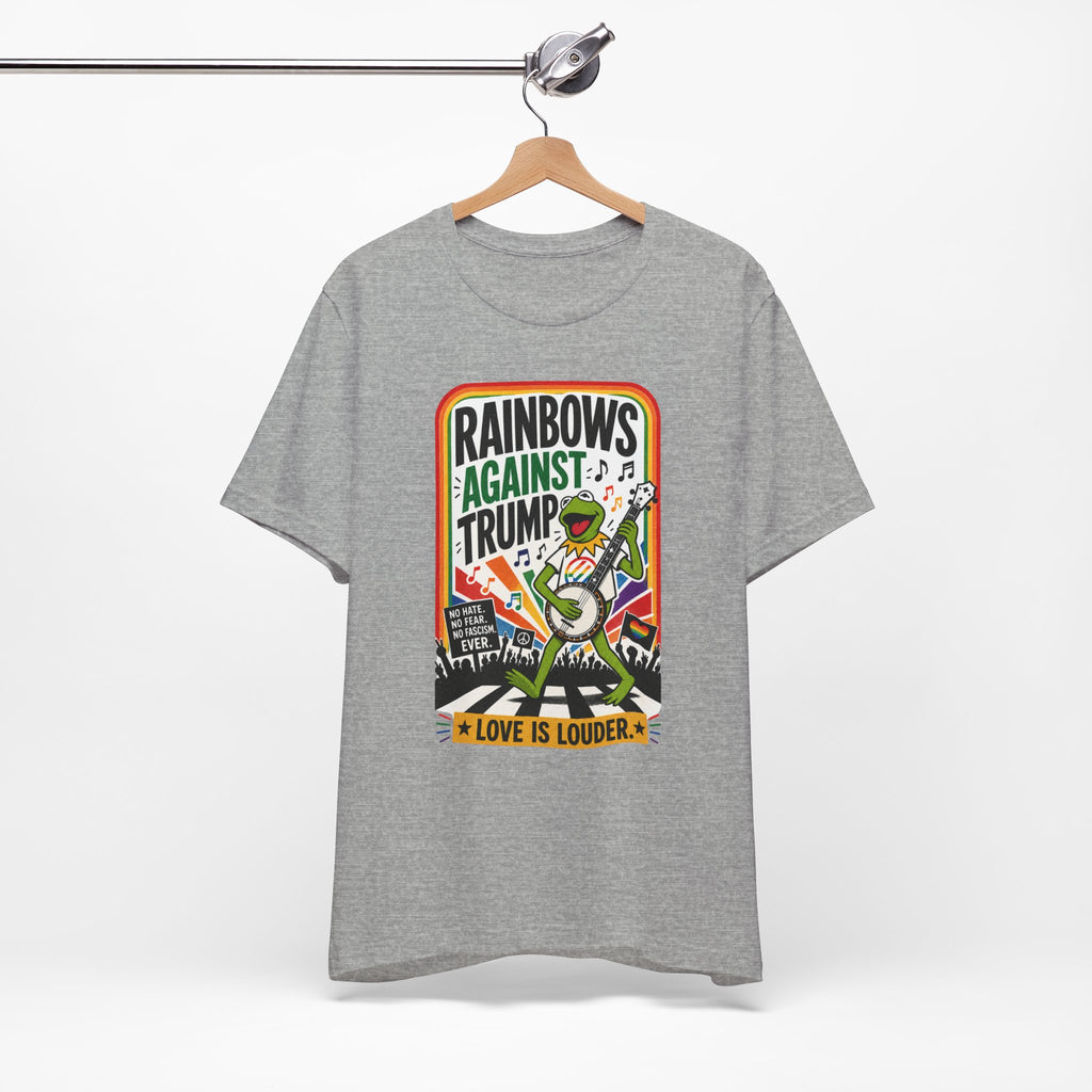 Rainbows Against Trump | Unisex Jersey Short Sleeve Tee