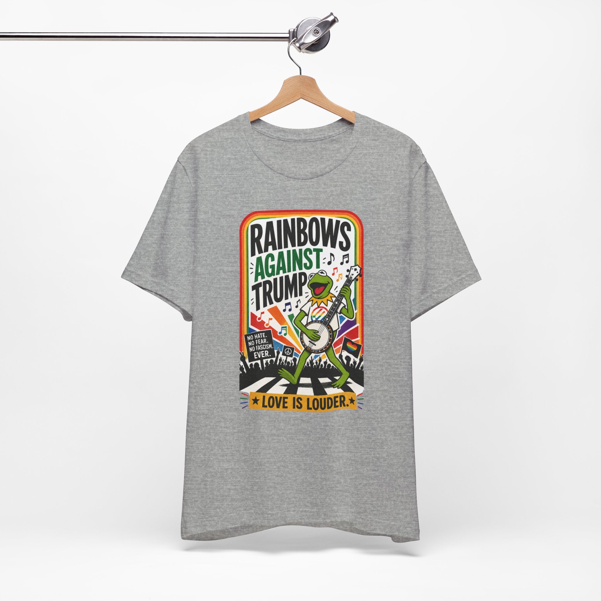 Rainbows Against Trump | Unisex Jersey Short Sleeve Tee
