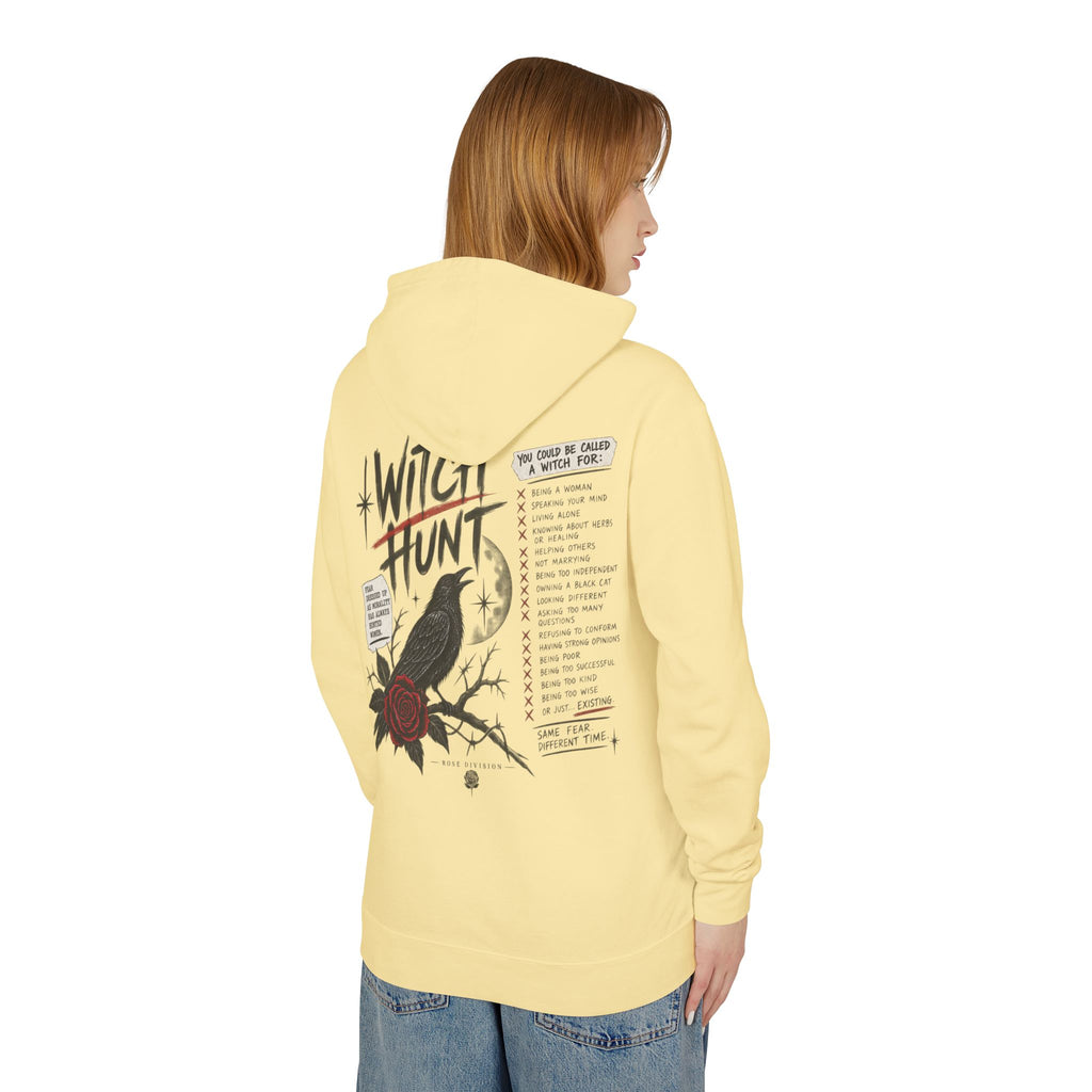 Witch Hunt Unisex Lightweight Hooded Sweatshirt