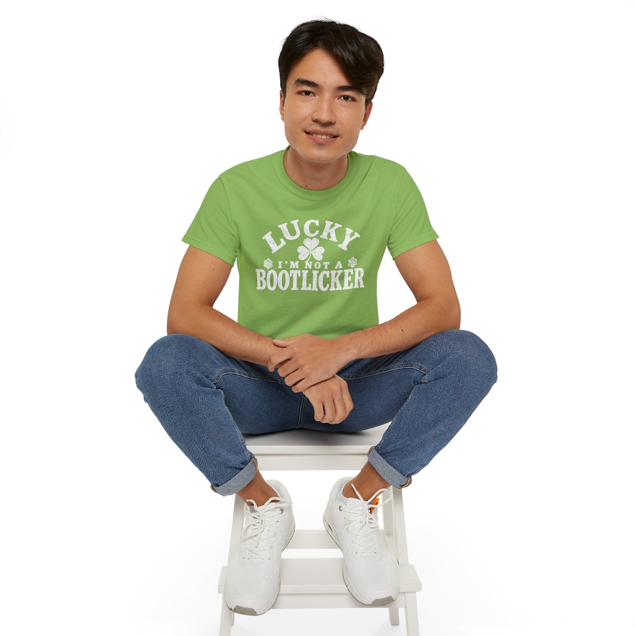 Lucky I Am Not A Bootlicker Unisex Ultra Cotton Tee