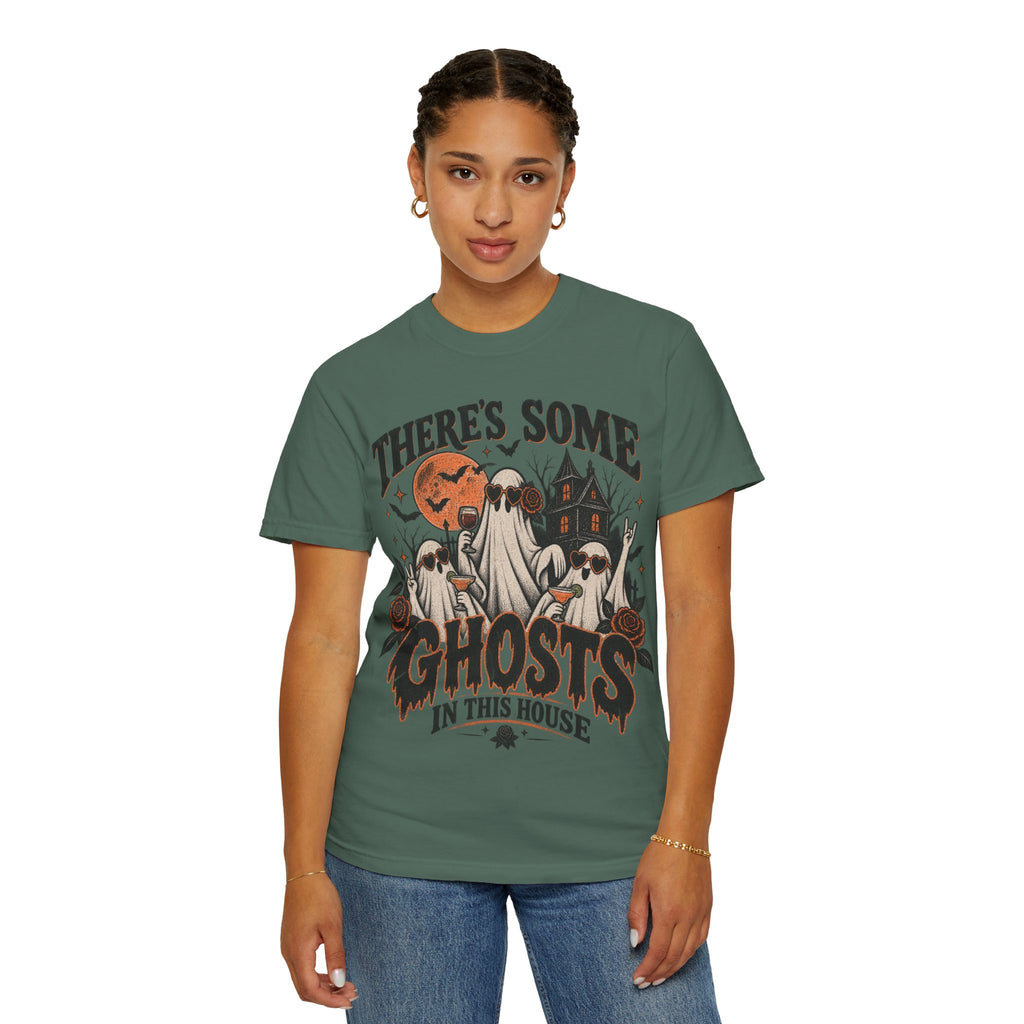 There’s some Ghosts in the House. Unisex Garment-Dyed T-shirt