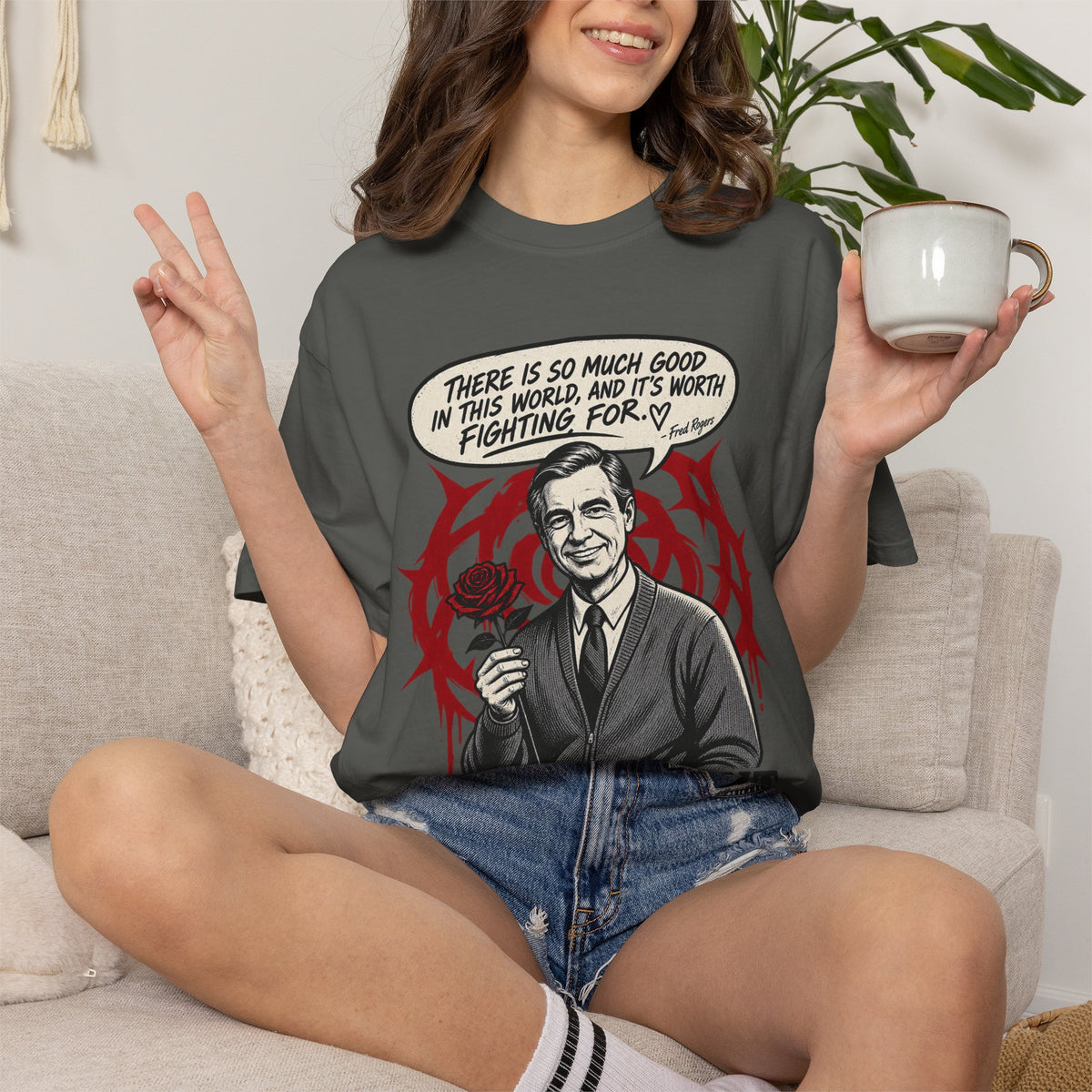 Fight for what’s Right. Fred did. Unisex Garment-Dyed T-shirt