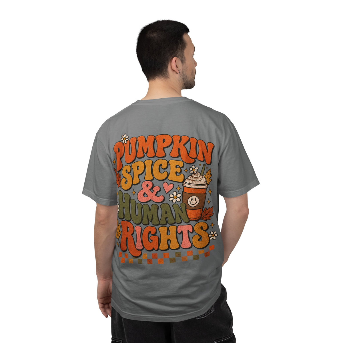 Pumpkin Spice Era Unisex Garment-Dyed T-shirt