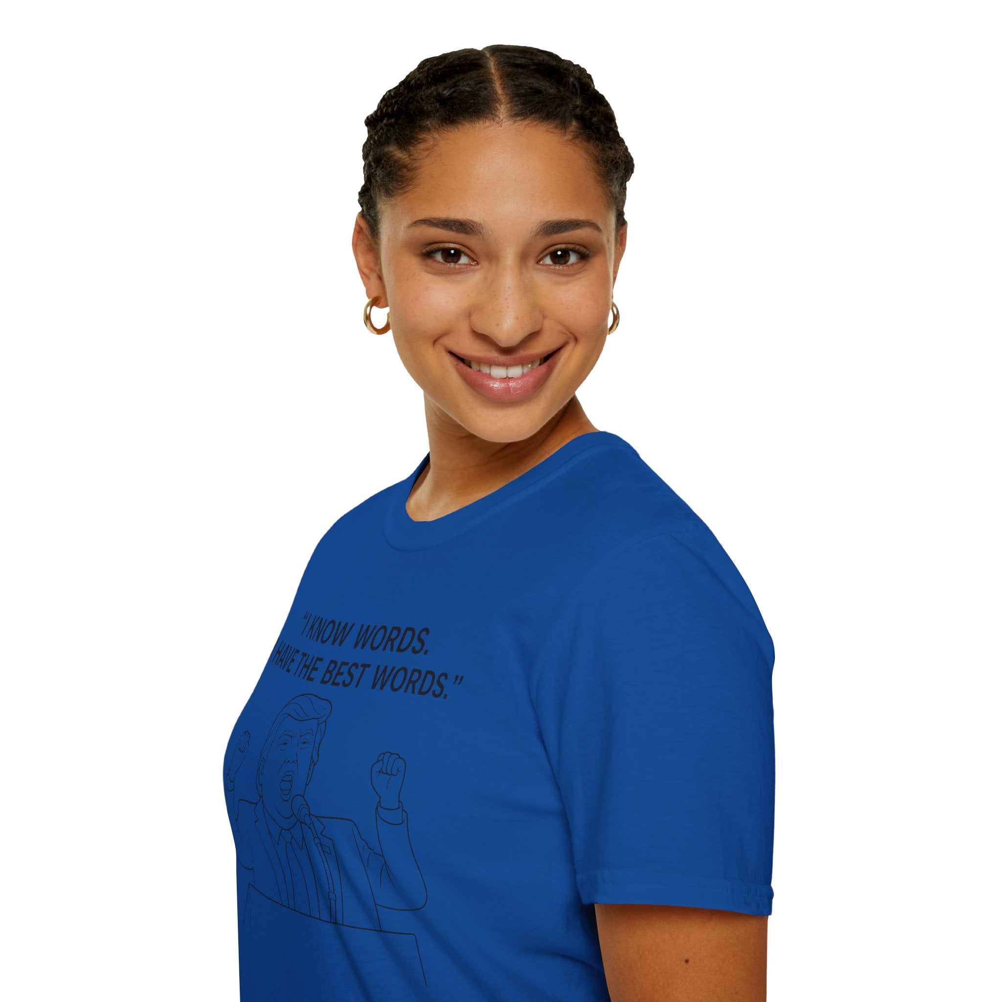 Trump- "I Know Words, I Have The Best Words" Trump illustration T-Shirt