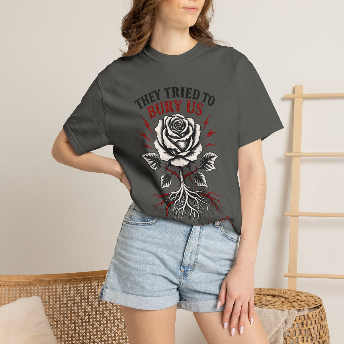 They Tried to Bury Us Unisex Garment-Dyed T-shirt