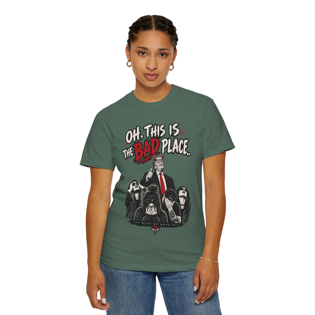 Oh, This is the Bad Place! Unisex Garment-Dyed T-shirt