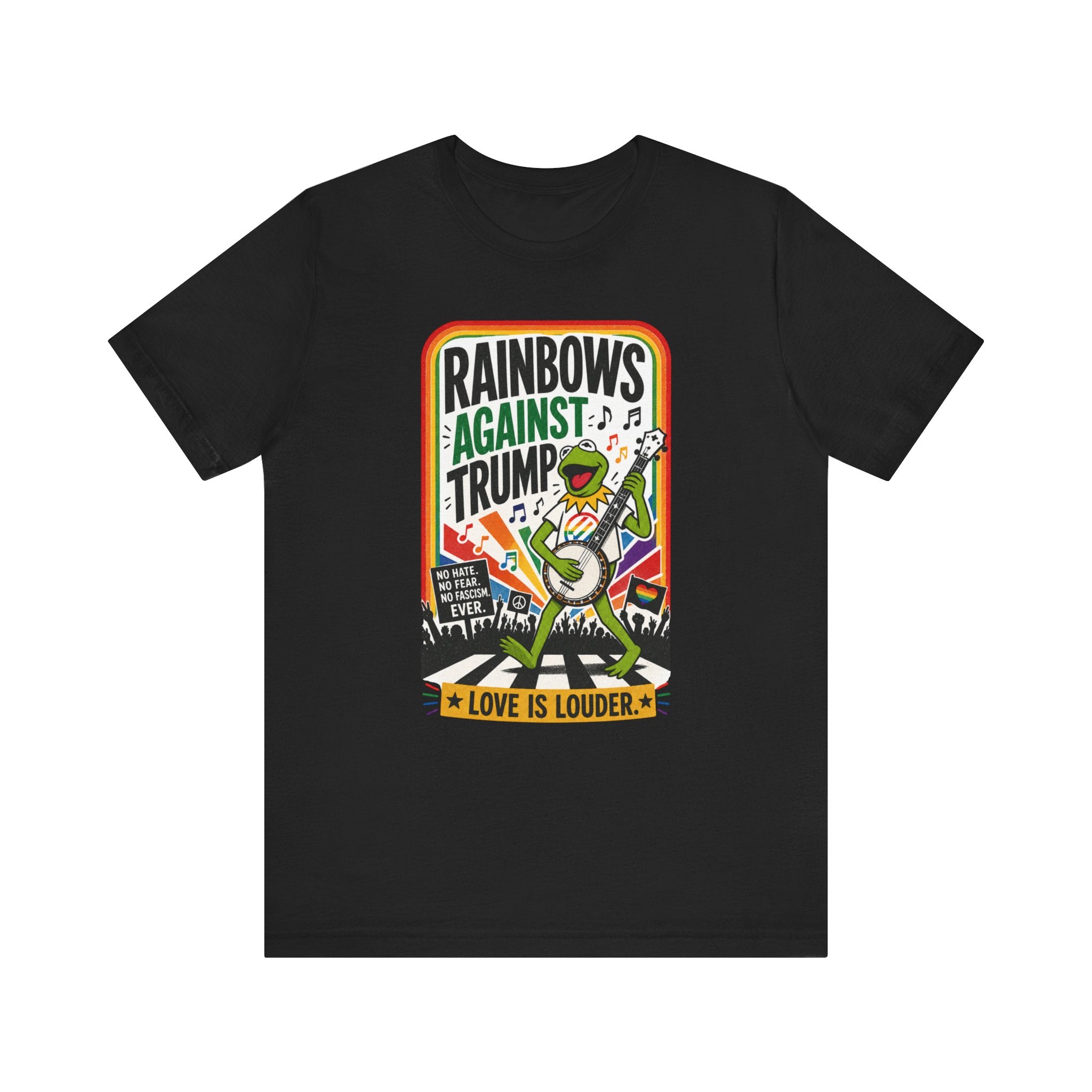 Rainbows Against Trump | Unisex Jersey Short Sleeve Tee