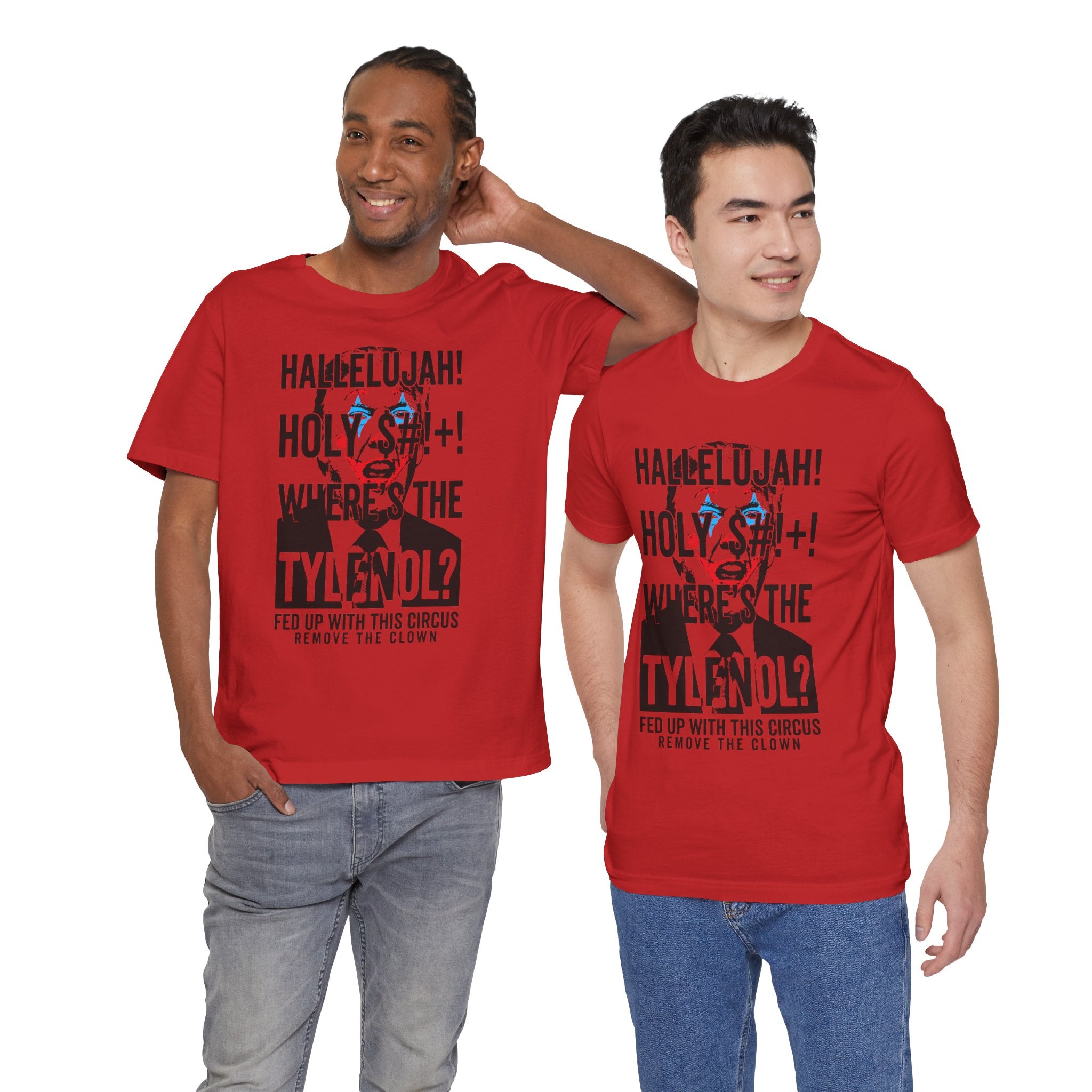 Fed Up With the Circus | Trump Clown Unisex Jersey Short Sleeve Tee
