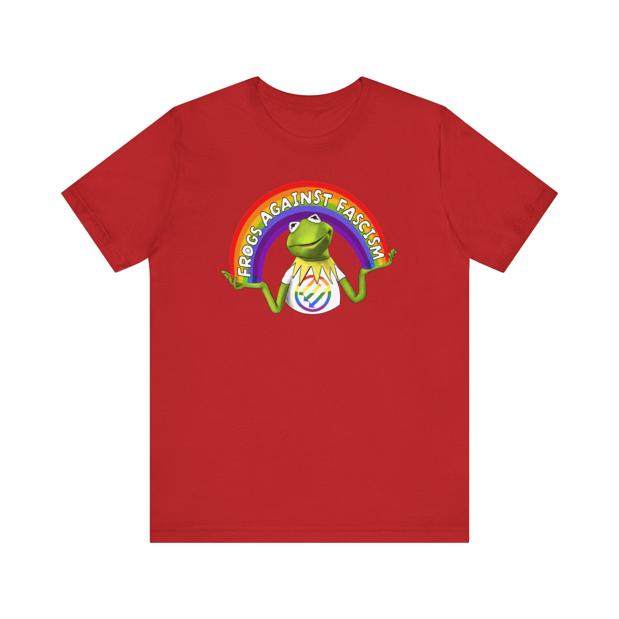 Frogs Against Fascism | Unisex Jersey Short Sleeve Tee