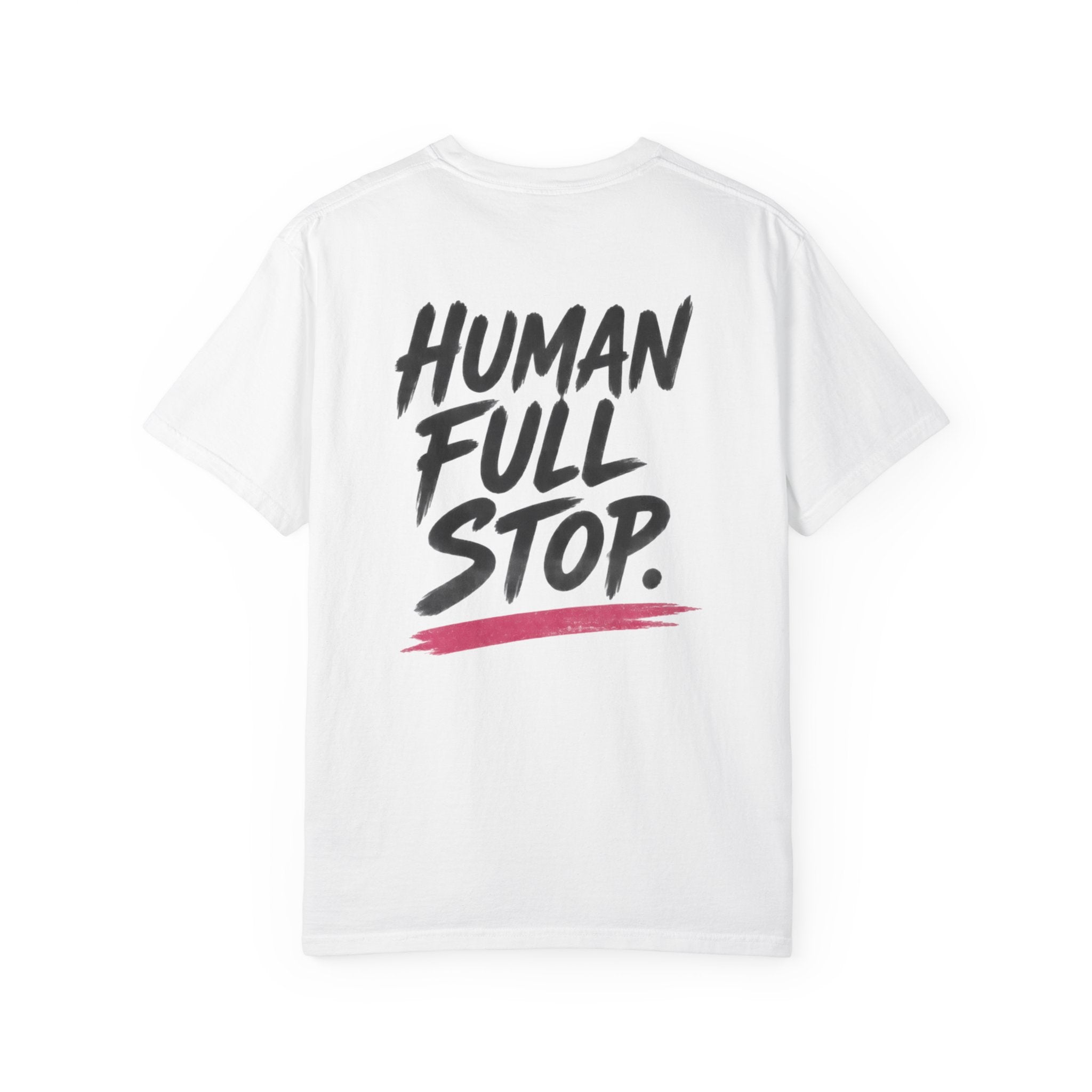 Rose Division rose graphic T-Shirt | Human Full Stop back print