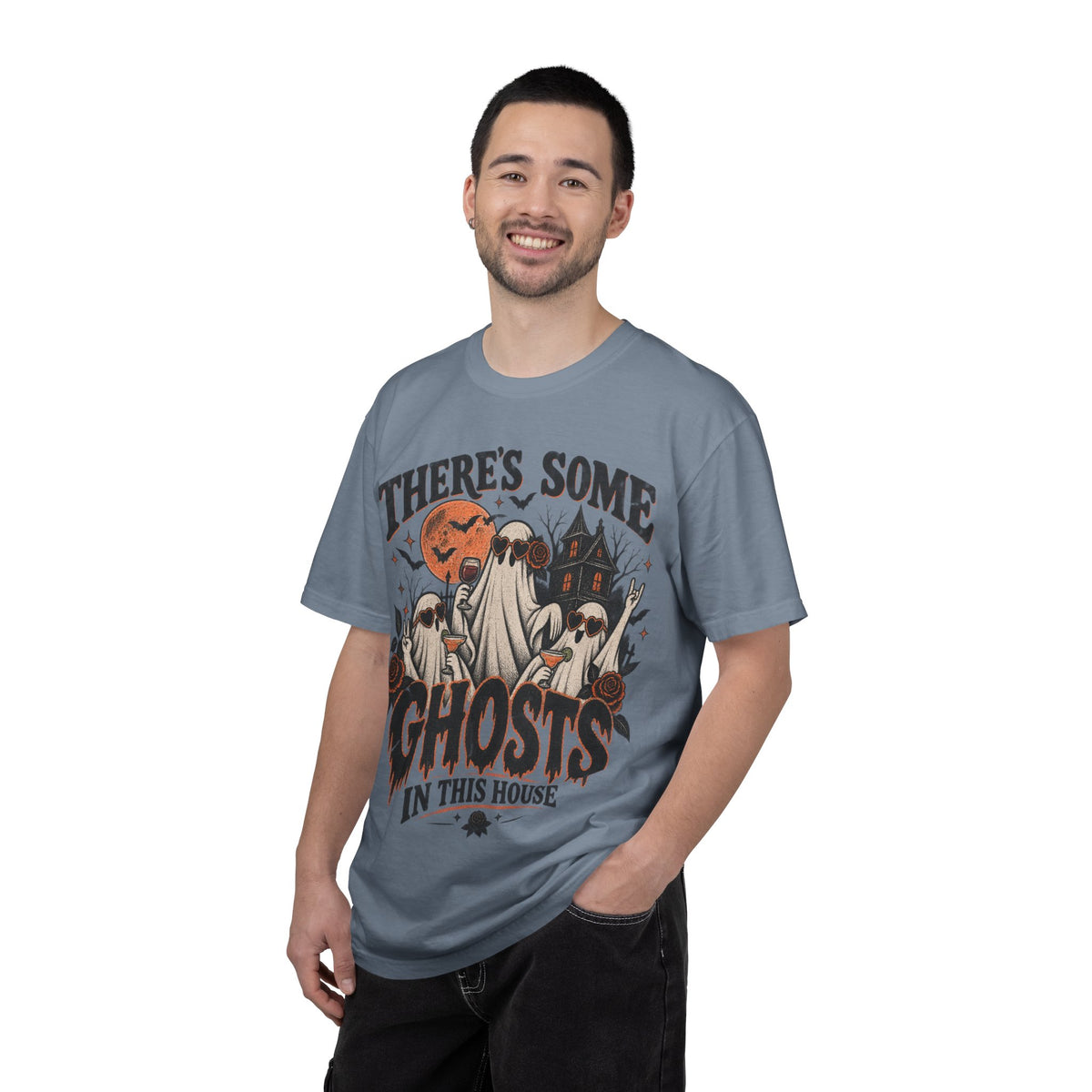There’s some Ghosts in the House. Unisex Garment-Dyed T-shirt
