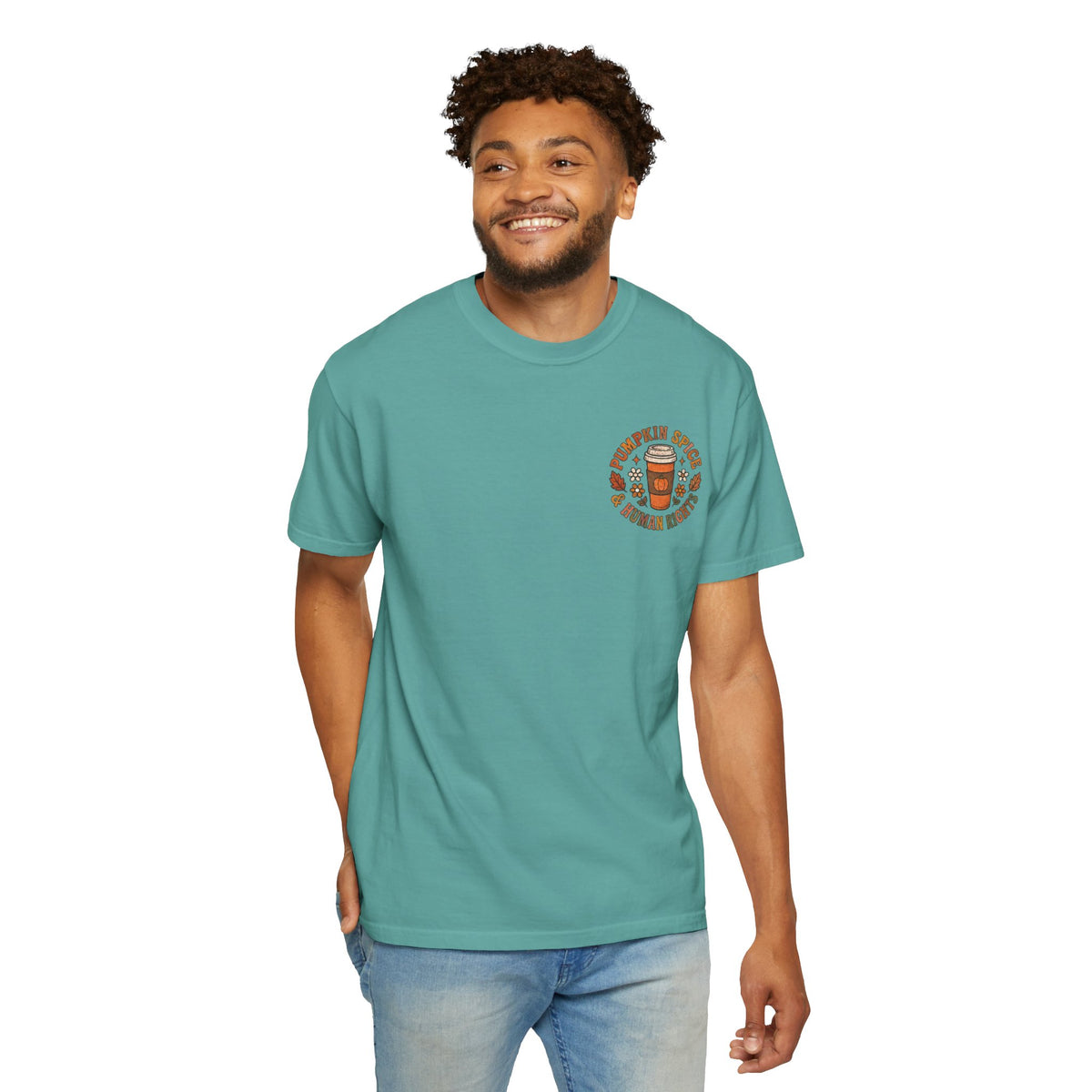 Pumpkin Spice Era Unisex Garment-Dyed T-shirt