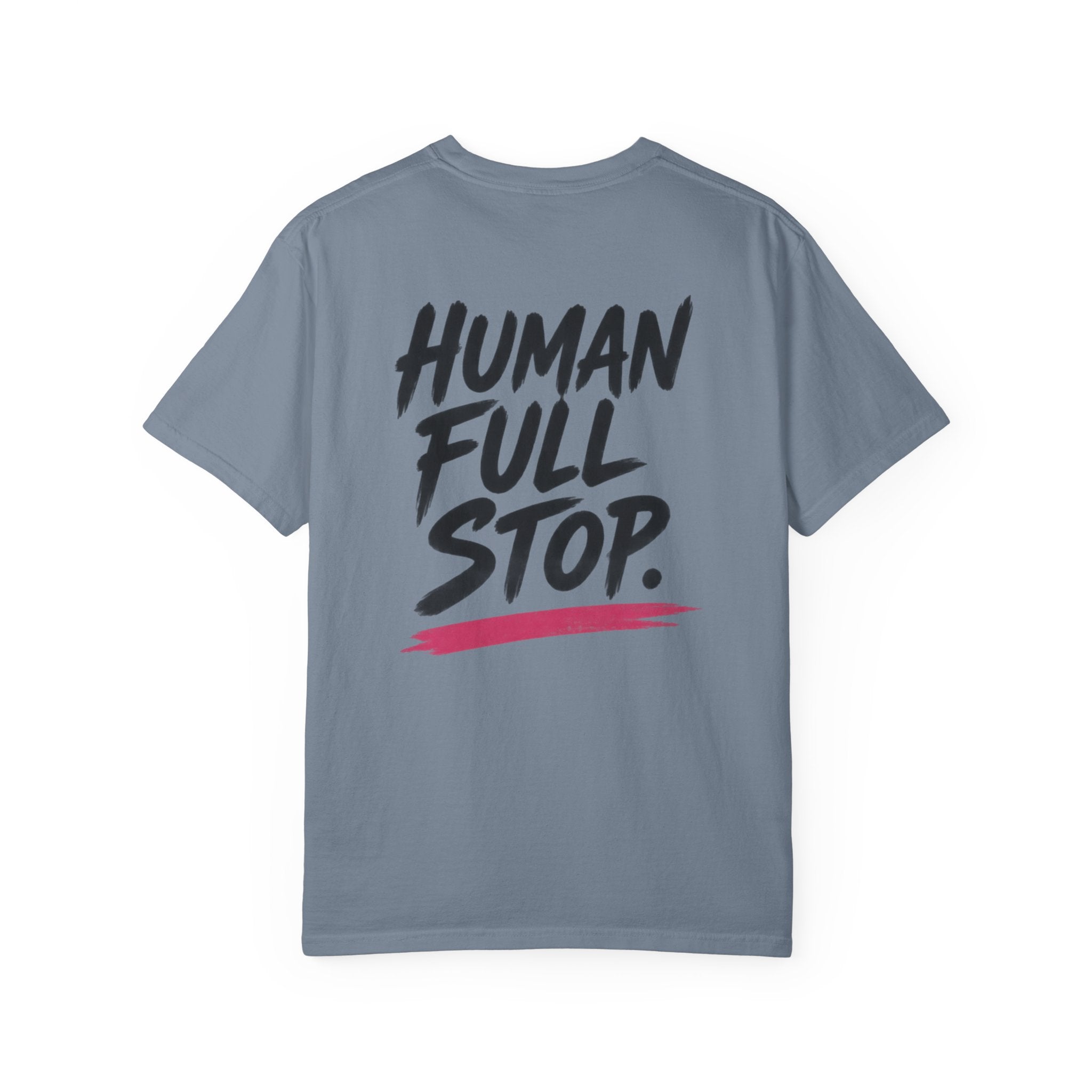 Rose Division rose graphic T-Shirt | Human Full Stop back print