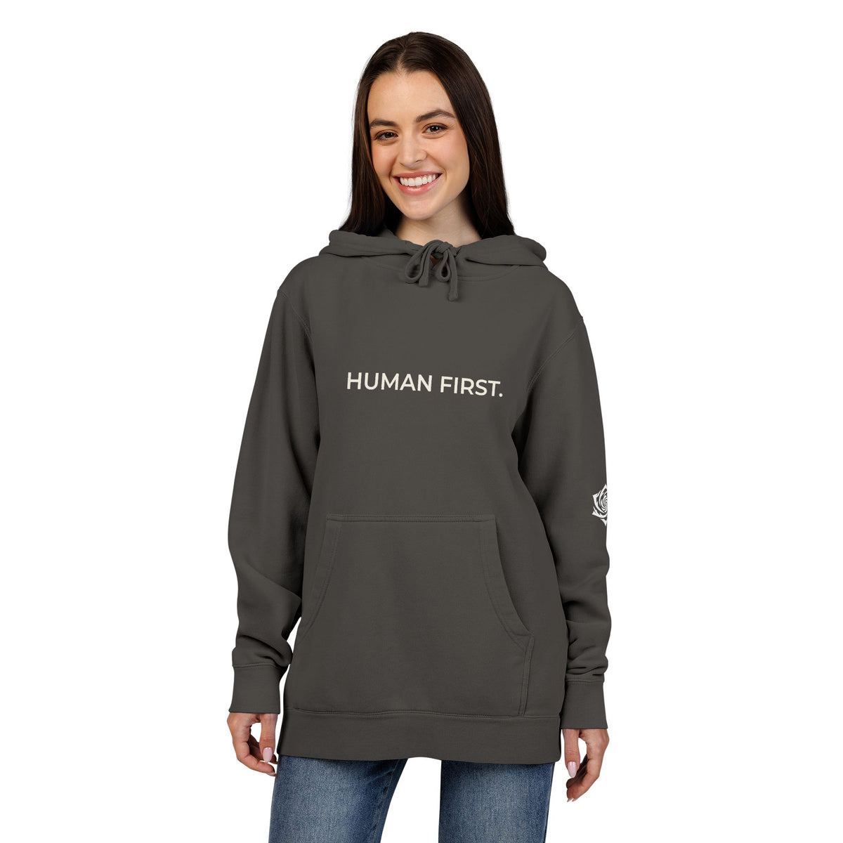 HUMAN FIRST. | Premium Hoodie