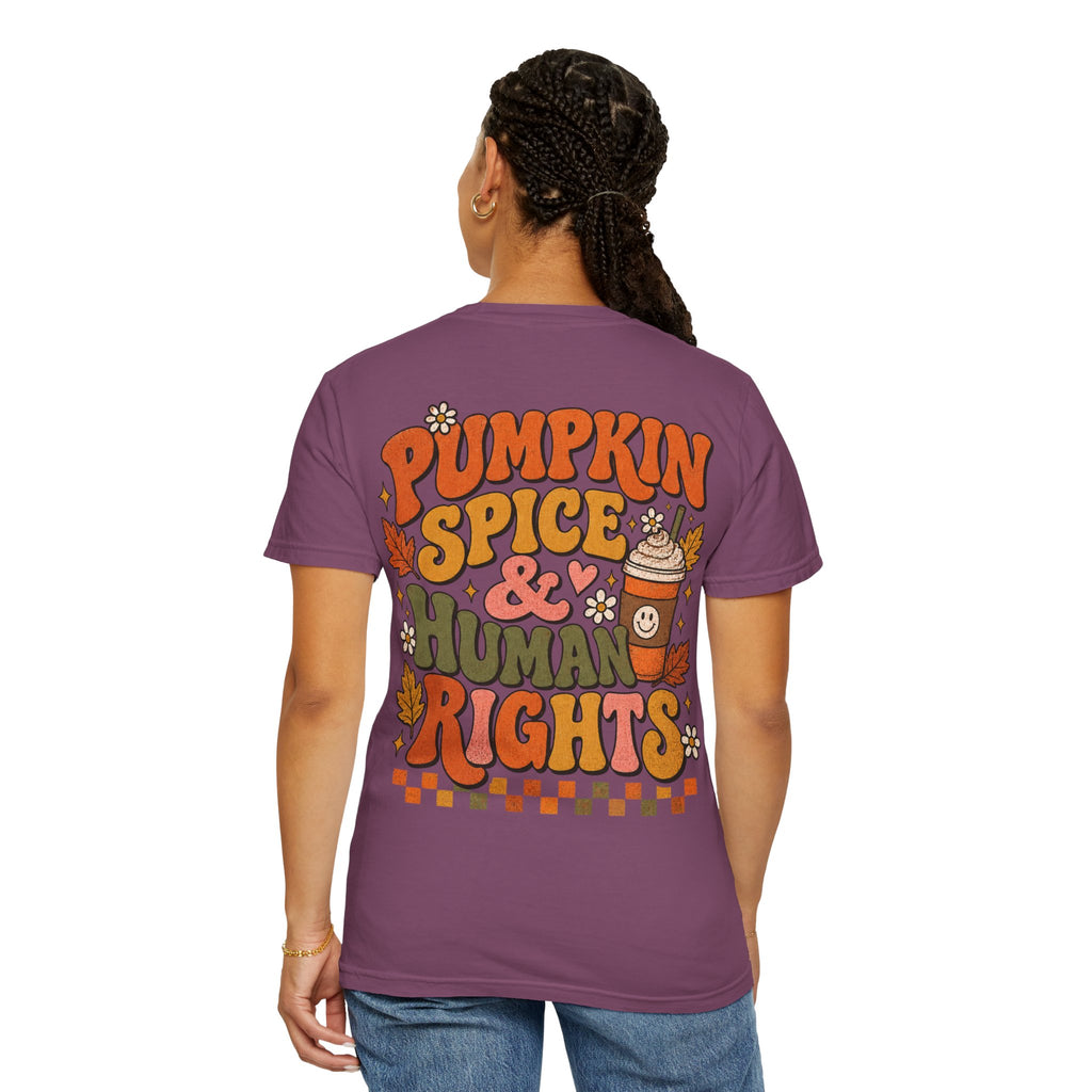 Pumpkin Spice Era Unisex Garment-Dyed T-shirt
