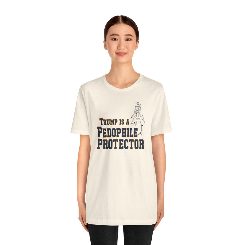 TRUMP is a pedo Michigan Unisex Jersey Short Sleeve Tee