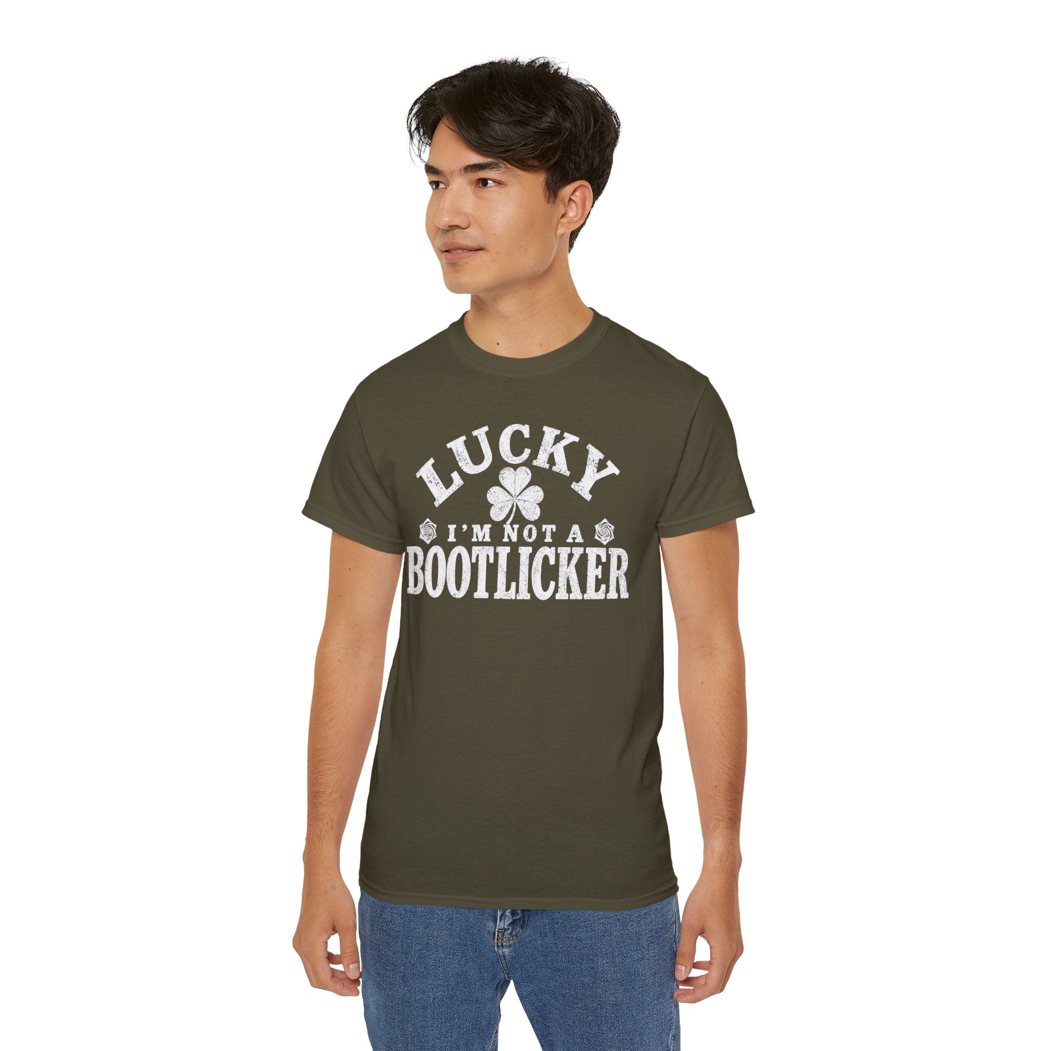 Lucky I Am Not A Bootlicker Unisex Ultra Cotton Tee