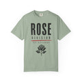 Rose Division graphic T-shirt | rose illustration, typographic design