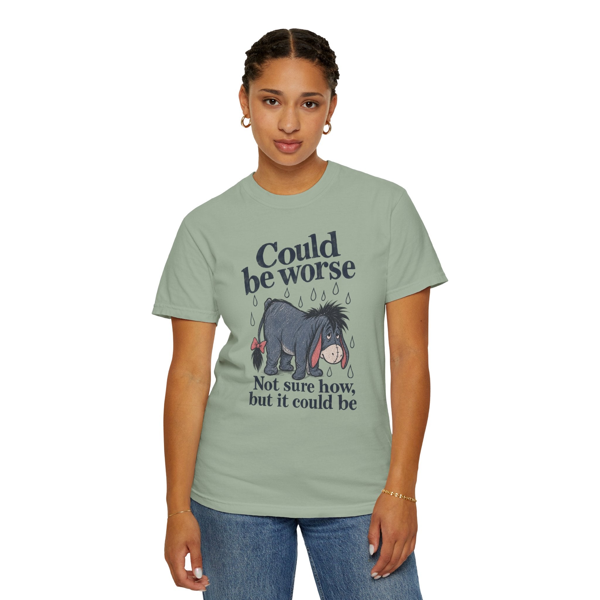 Could Be Worse Eeyore T-shirt | Disney Winnie the Pooh, Sad Donkey Illustration