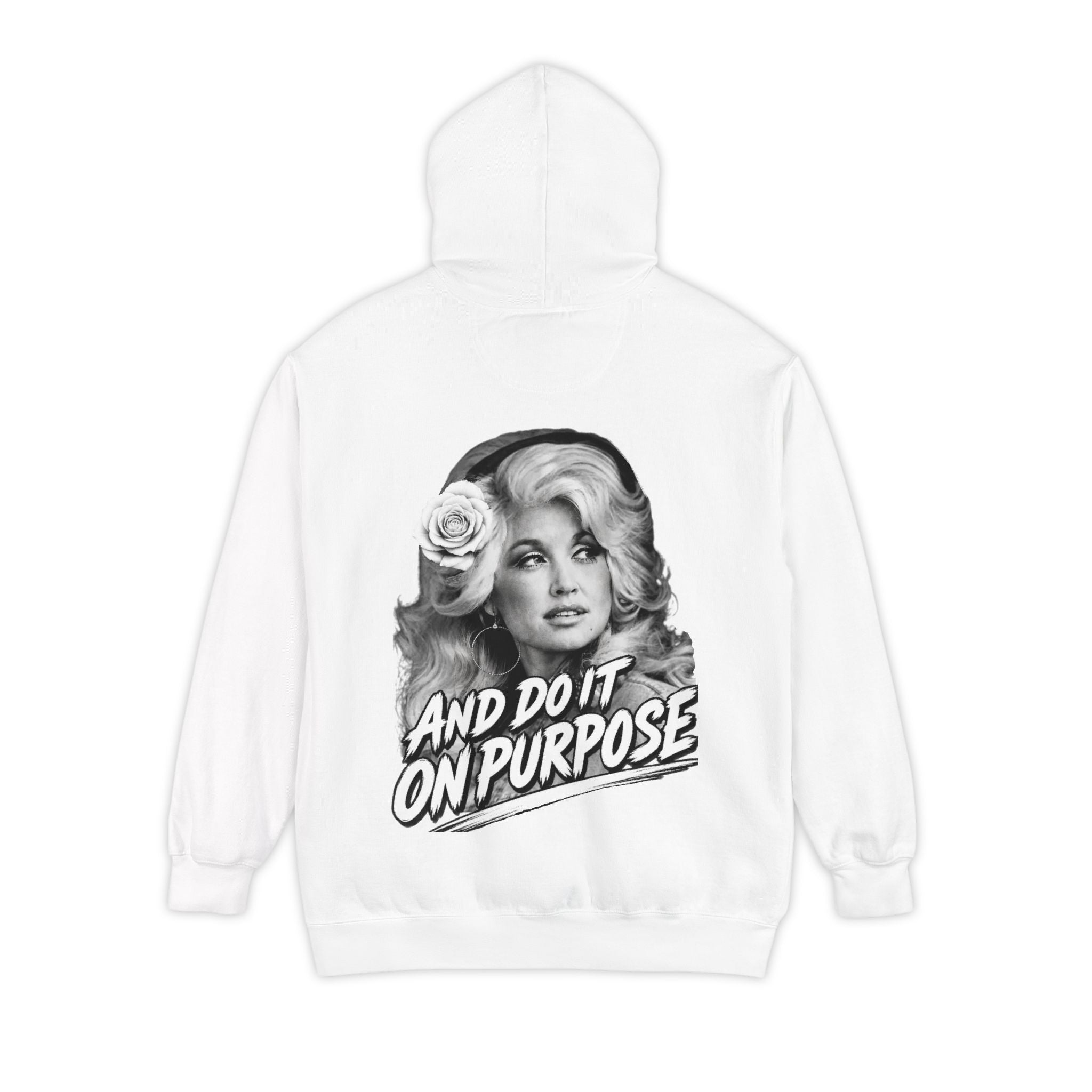 A Tribute to the one and only Dolly. Rose Division holds the same values as the late GOAT. Unisex Garment-Dyed Hoodie