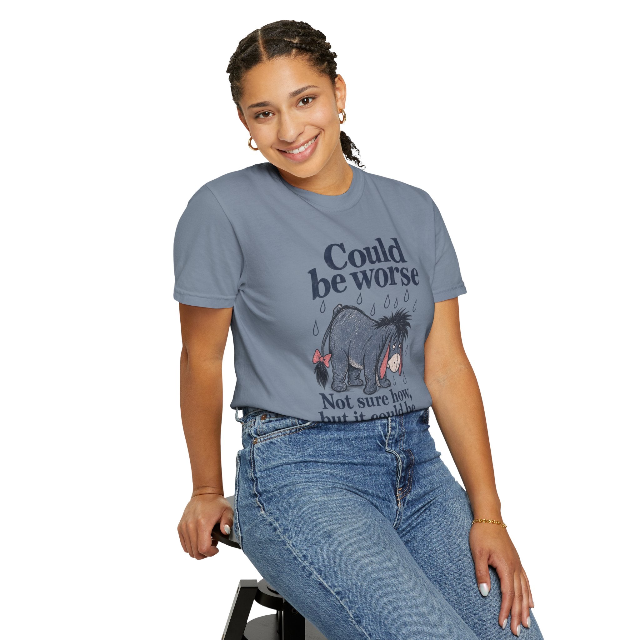 Could Be Worse Eeyore T-shirt | Disney Winnie the Pooh, Sad Donkey Illustration