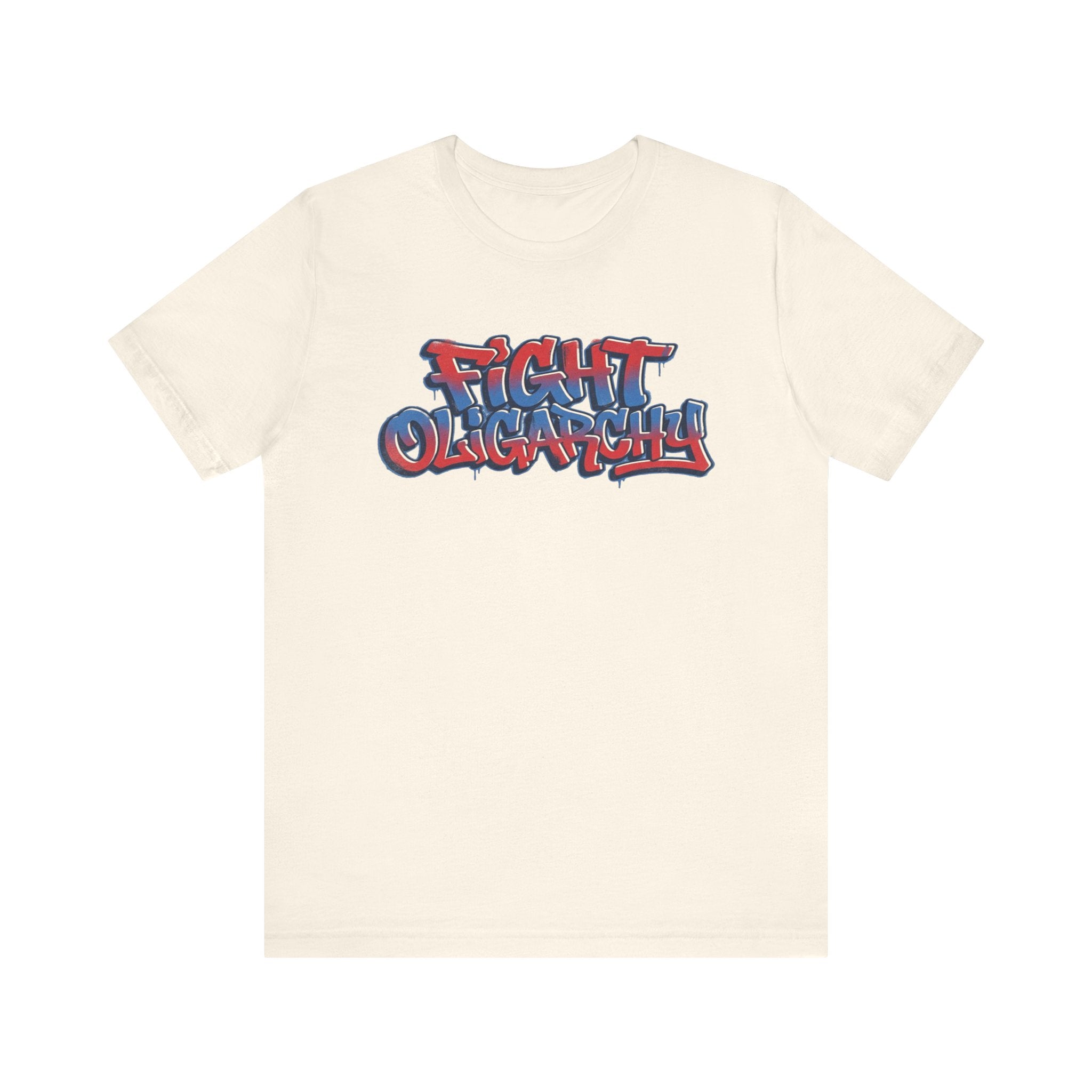 Fight Oligarchy! Bernie and Abdul Unisex Jersey Short Sleeve Tee